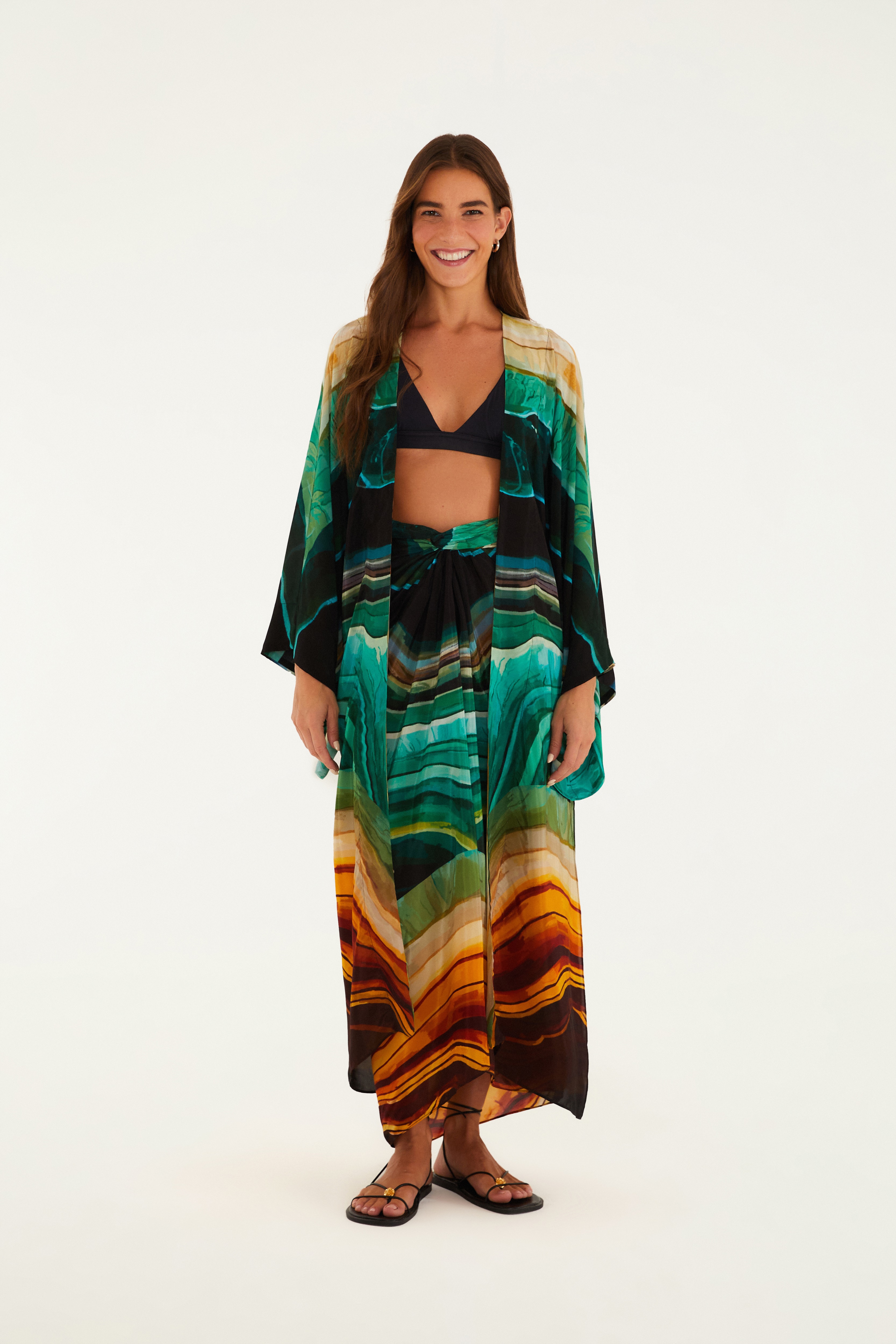 Kimono Estampado Turmalina
