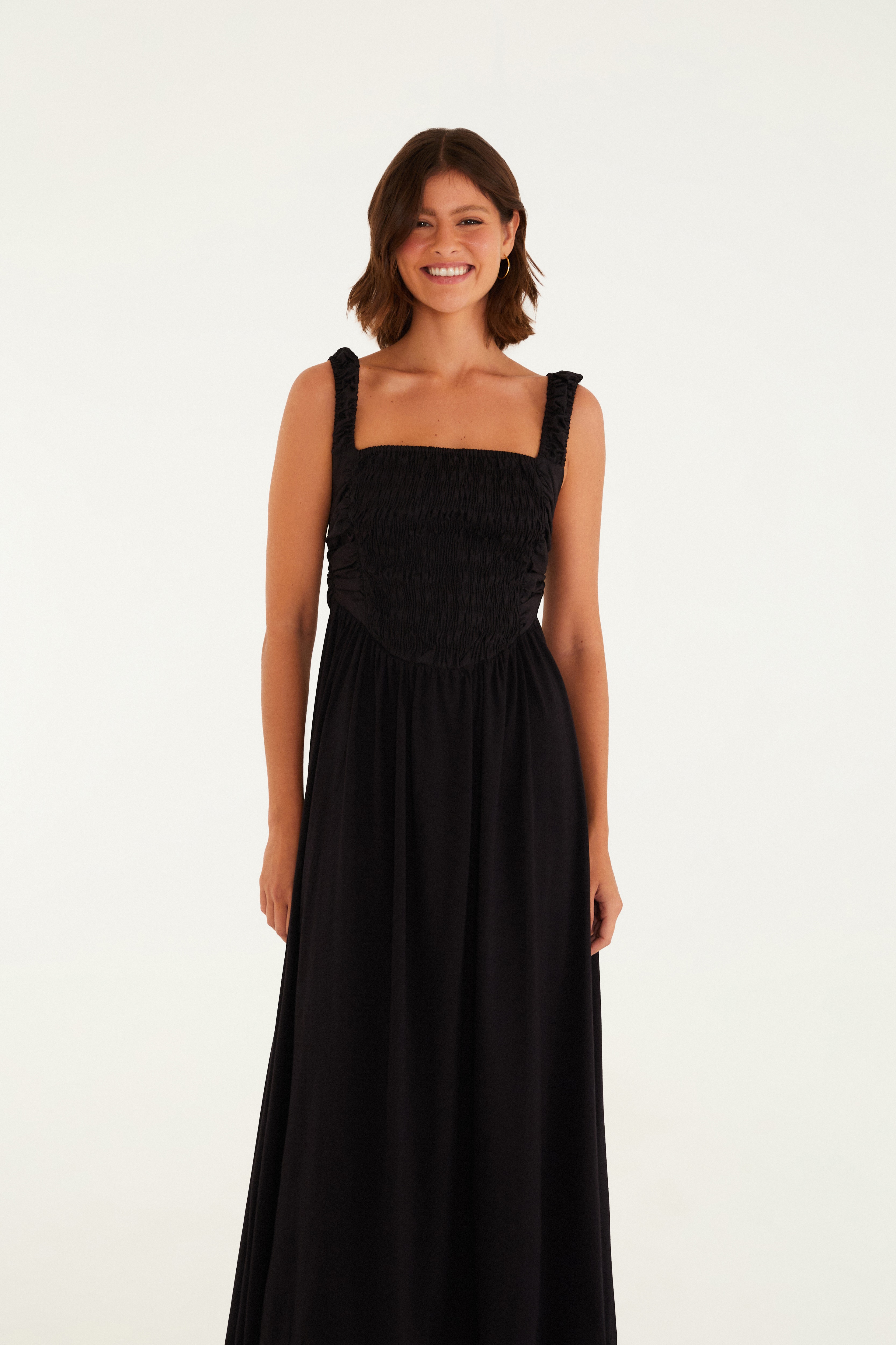 Vestido Cropped Lastex