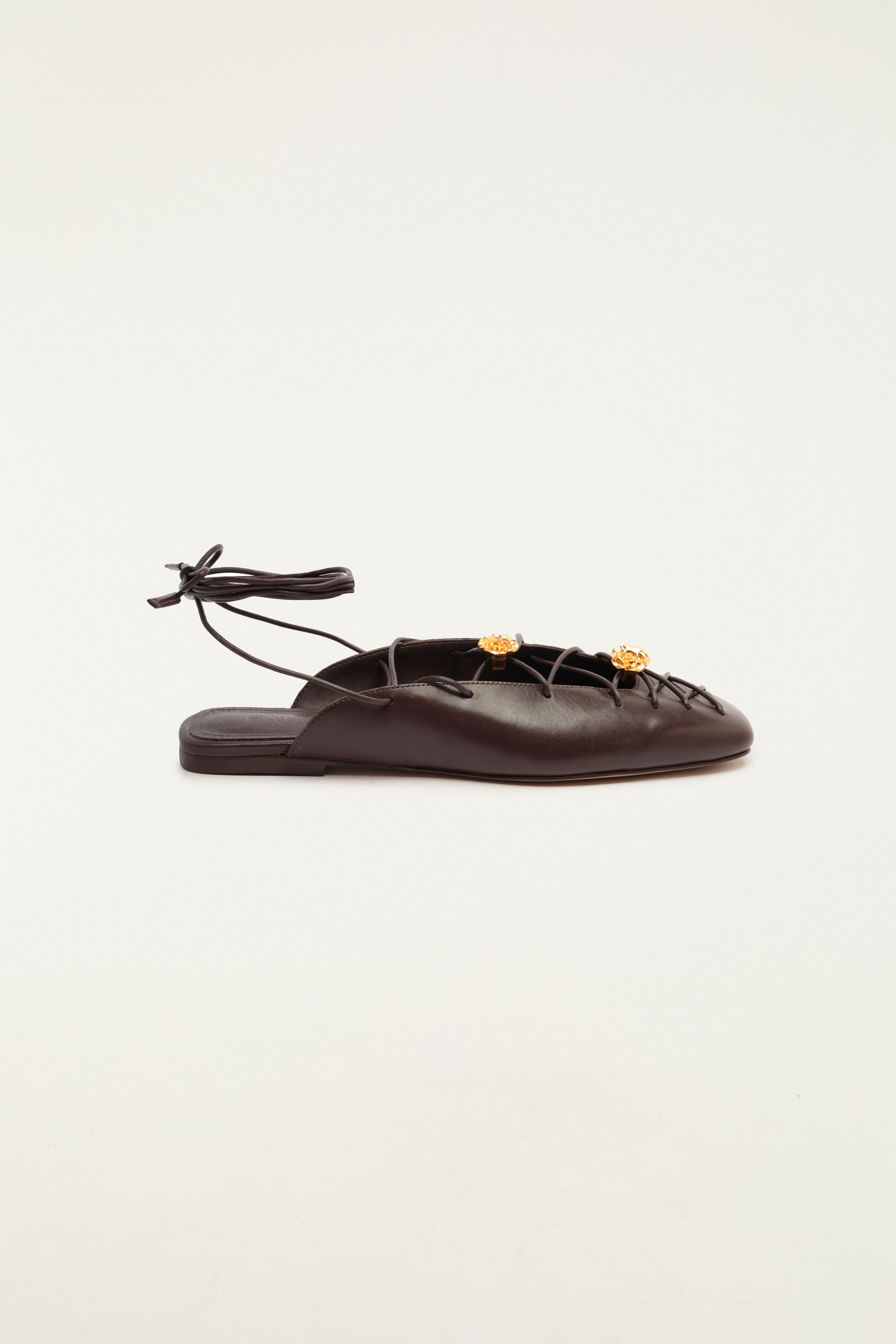 Sapatilha Mule Amarração Mini Flor