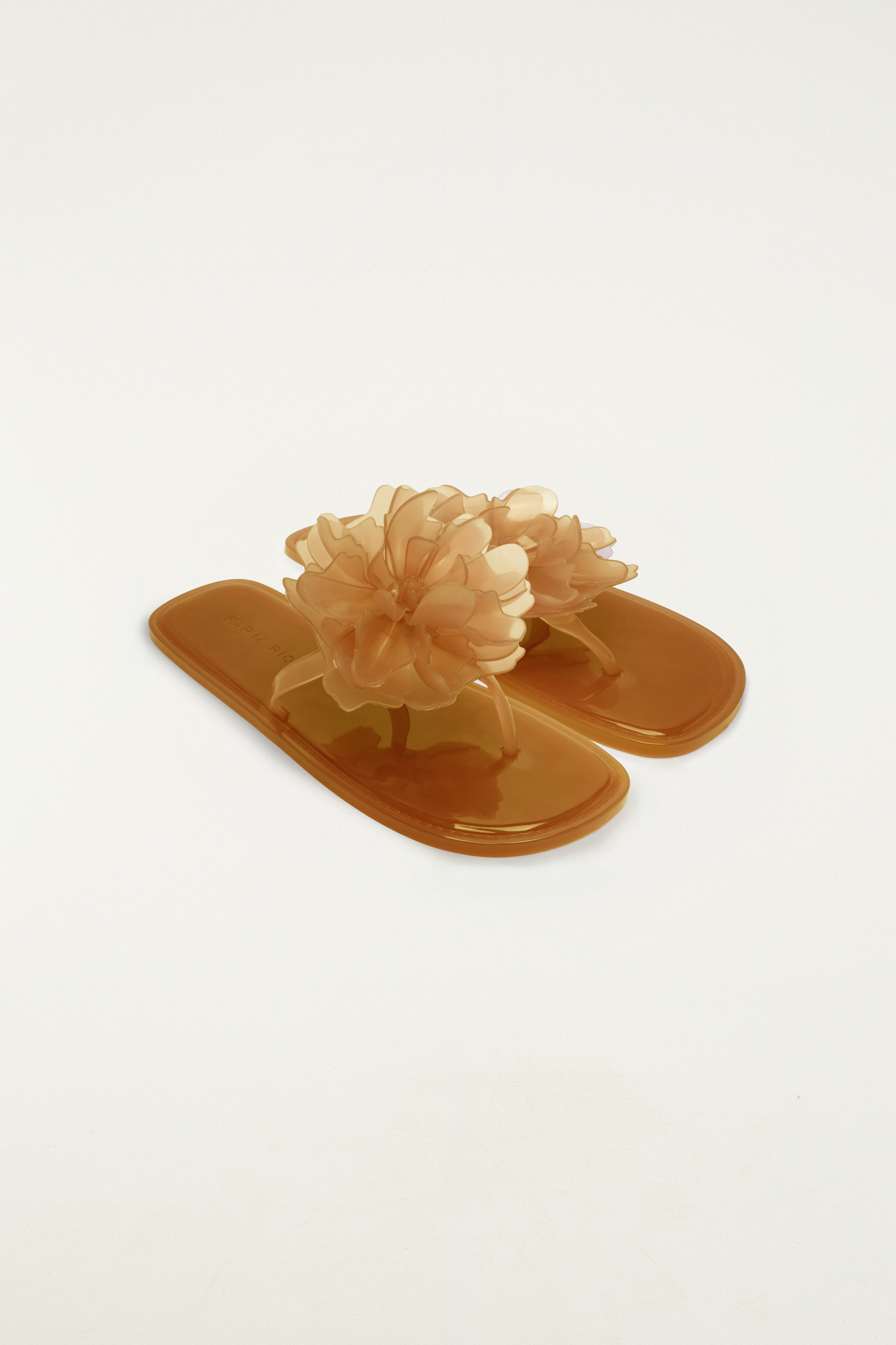 Sandália Rasteira Jelly Hibisco