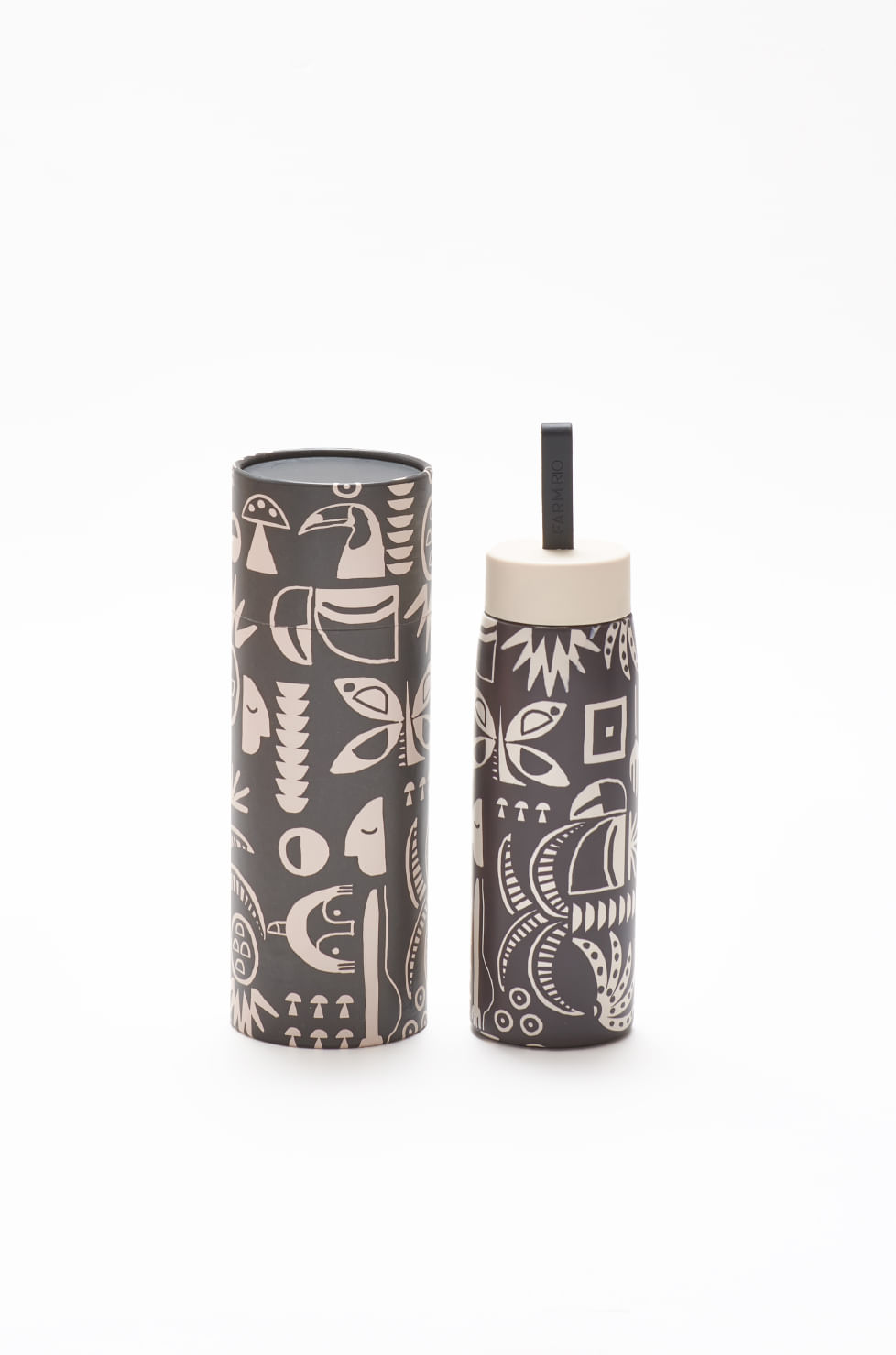 Garrafa Que Sede 750ml Lenço Tropicano