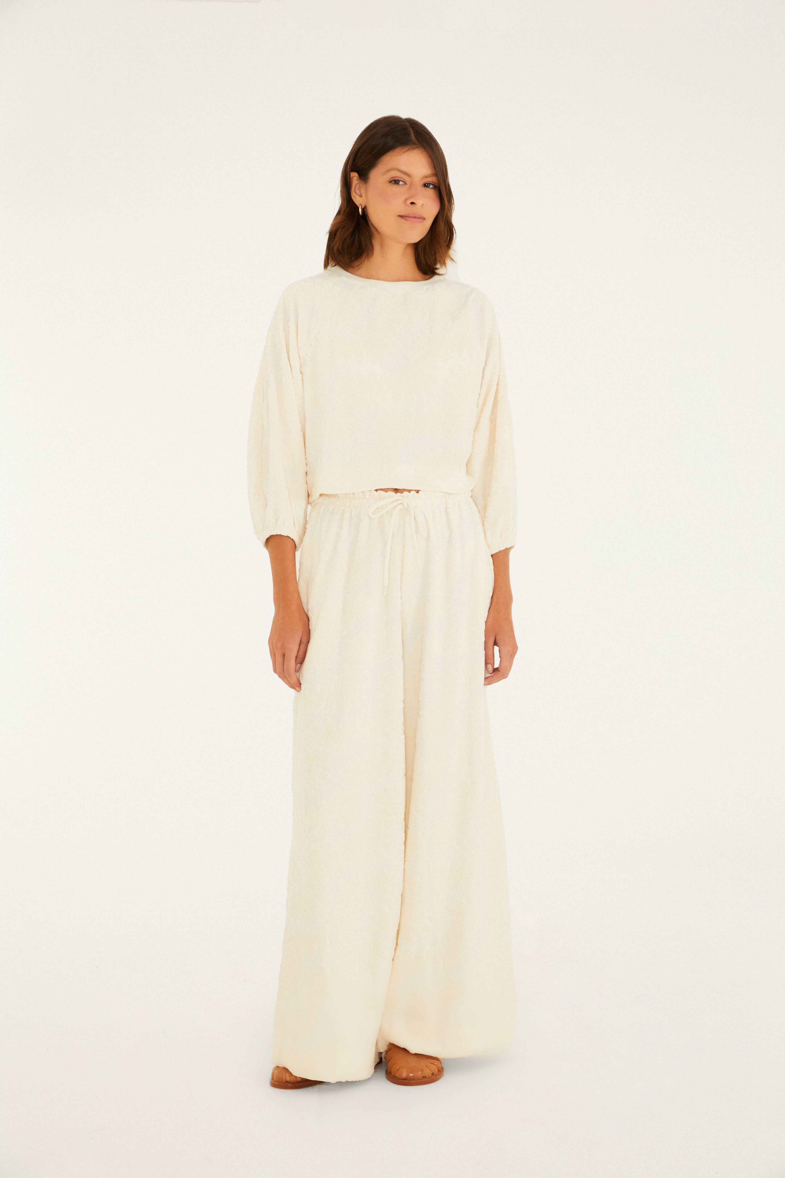 Blusa Jacquard Atoalhada