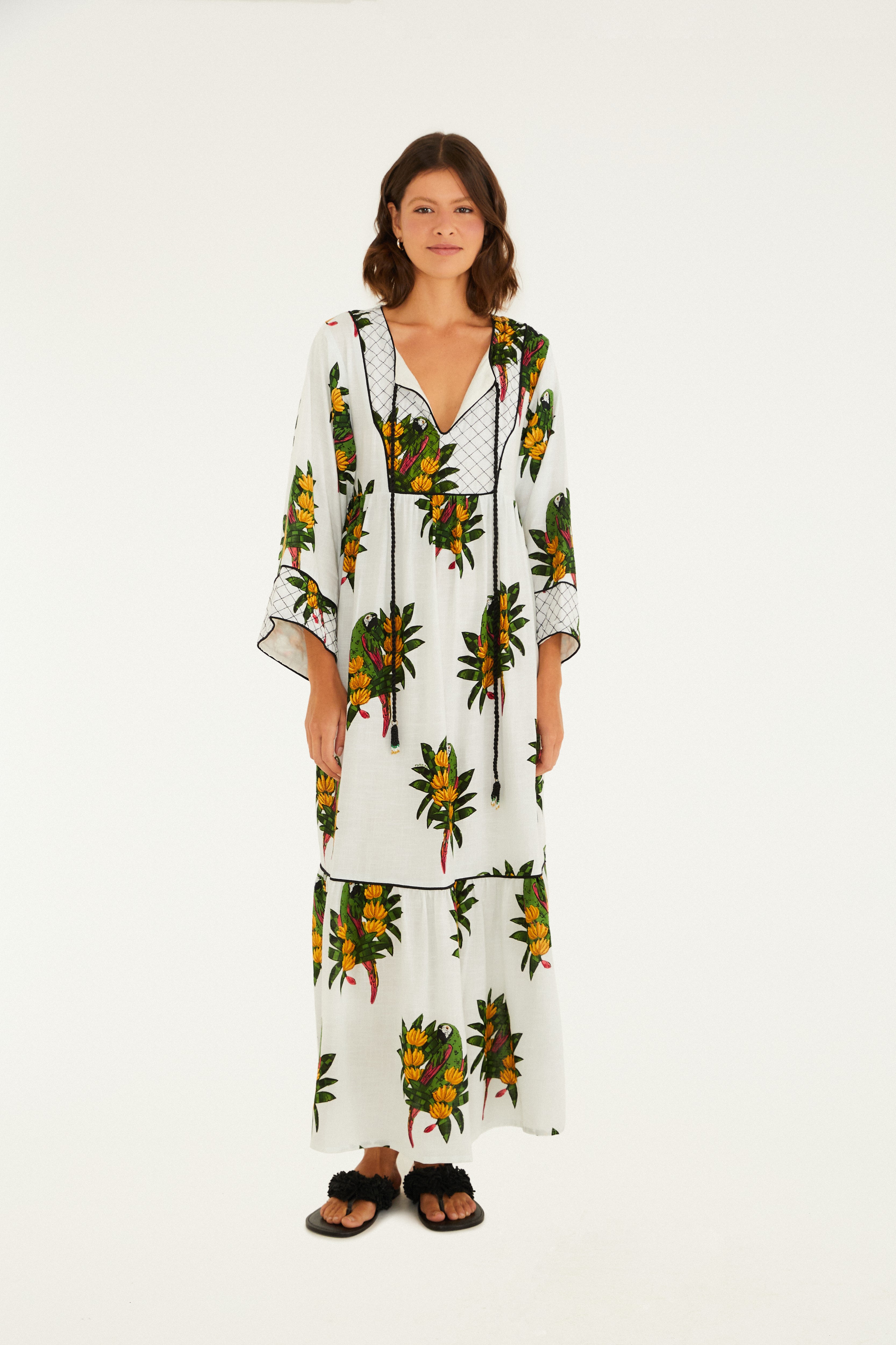 Vestido Cropped Estampado Rio Maracanã