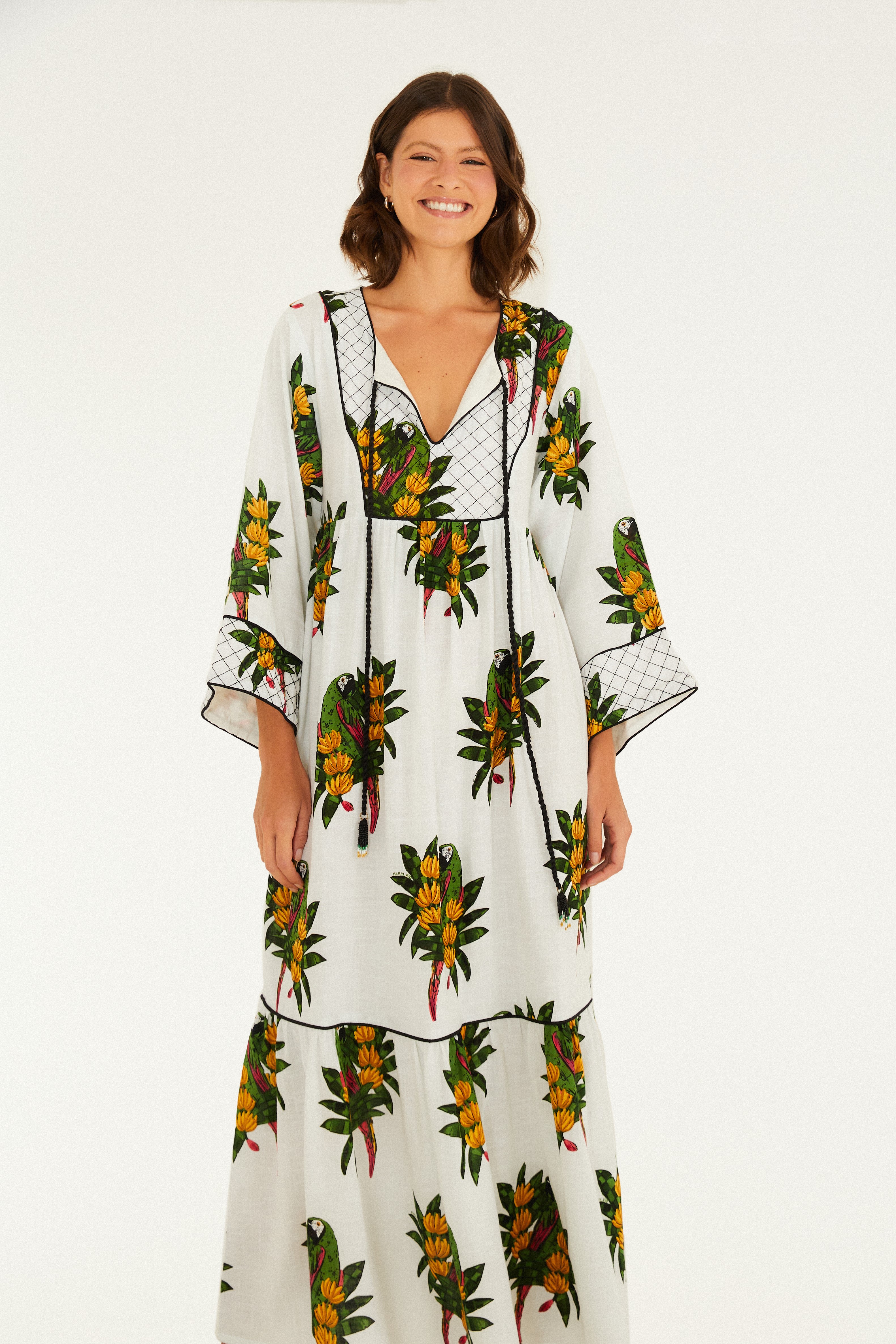 Vestido Cropped Estampado Rio Maracanã