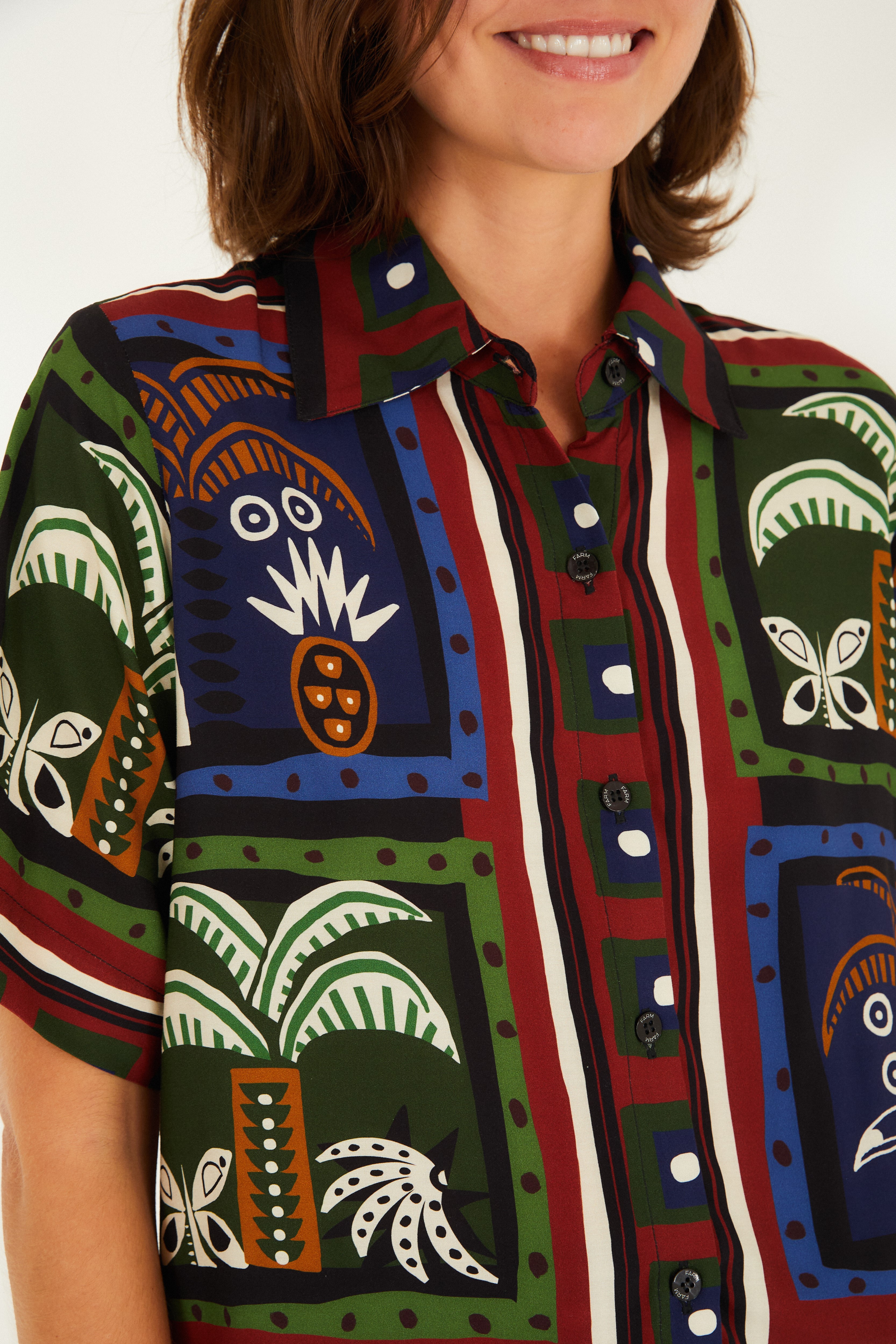Kimono Estampado Lenço Tropi