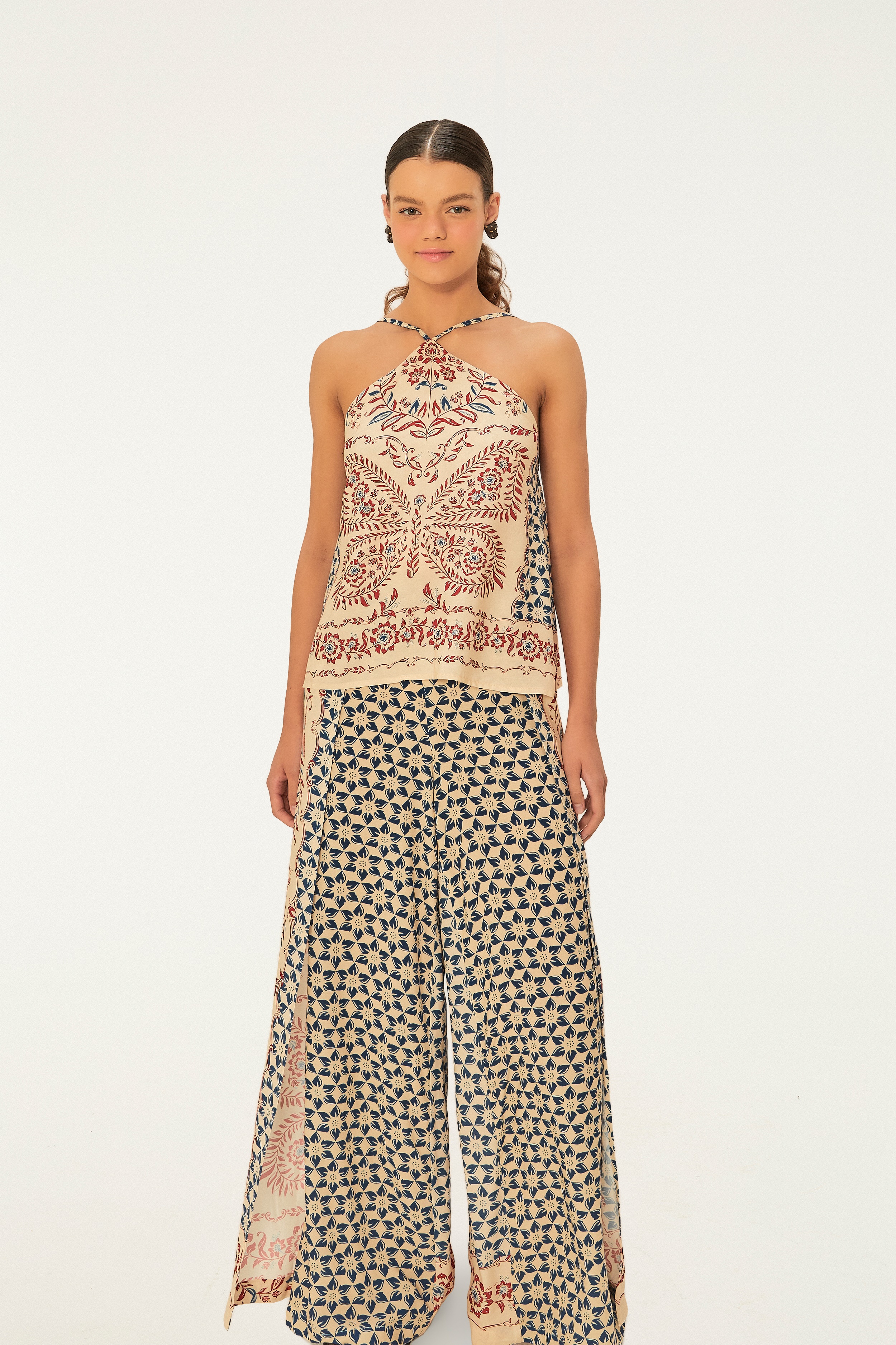 Calça Transpasse Pantalona Borbolina