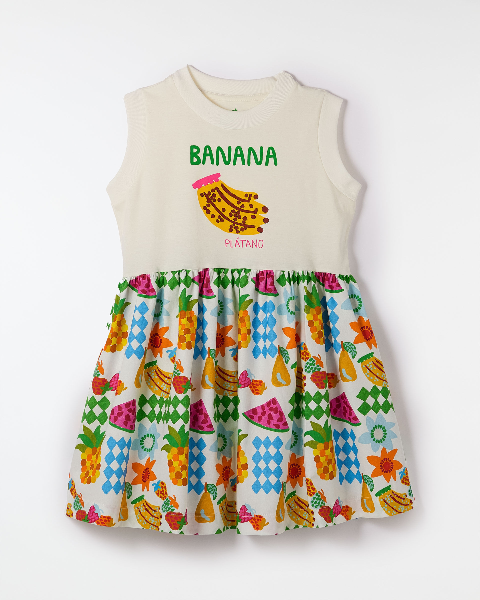 Vestido Silk Saia Mucha Fruta