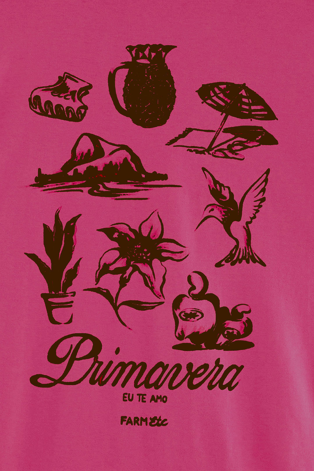 T-Shirt Ipanema Kit Primavera Rosa
