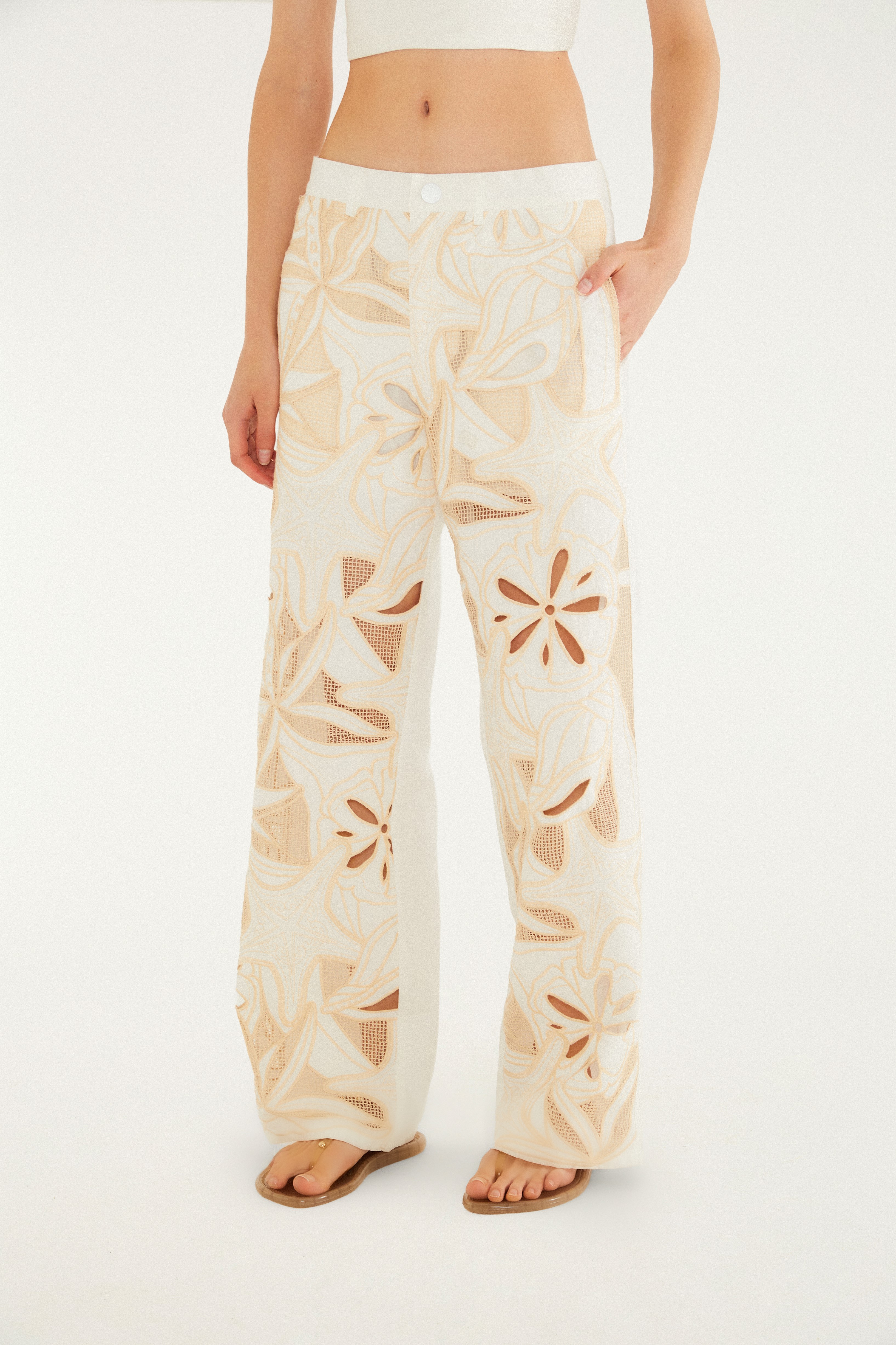 Calça Sarja Artesanal Richelieu