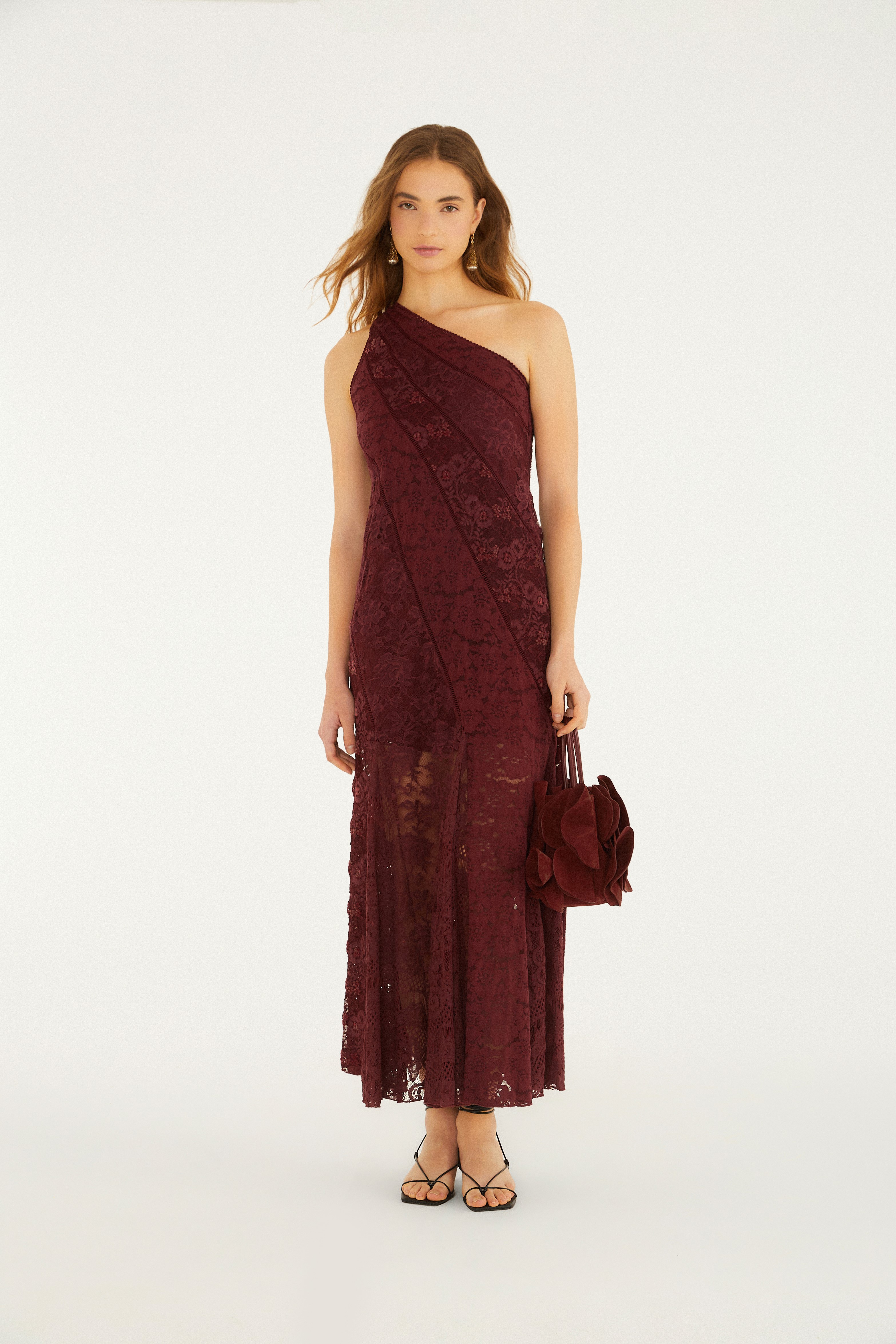 Vestido Nesga Patch De Renda