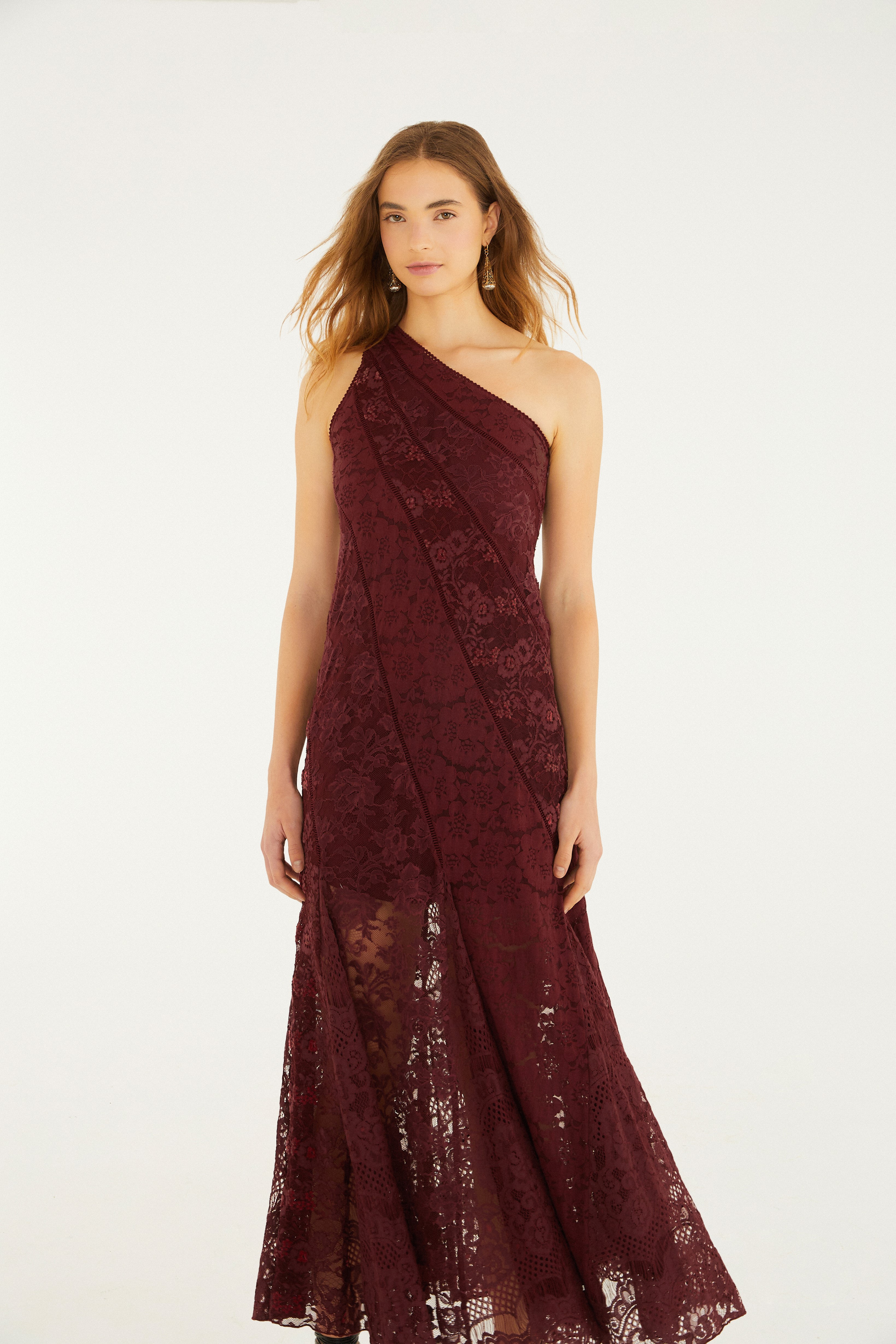 Vestido Nesga Patch De Renda