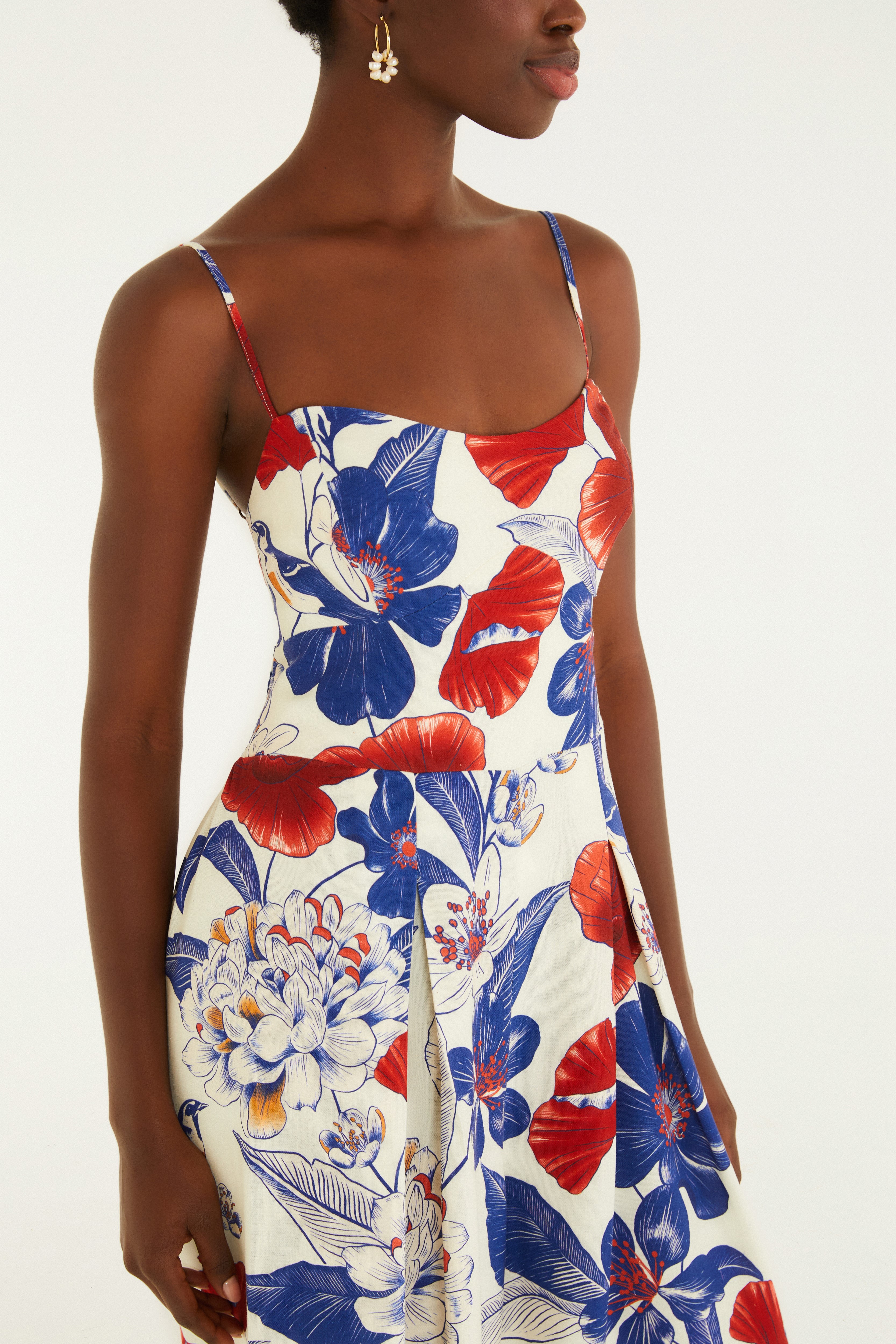 Macacão Estampado Floral Vera