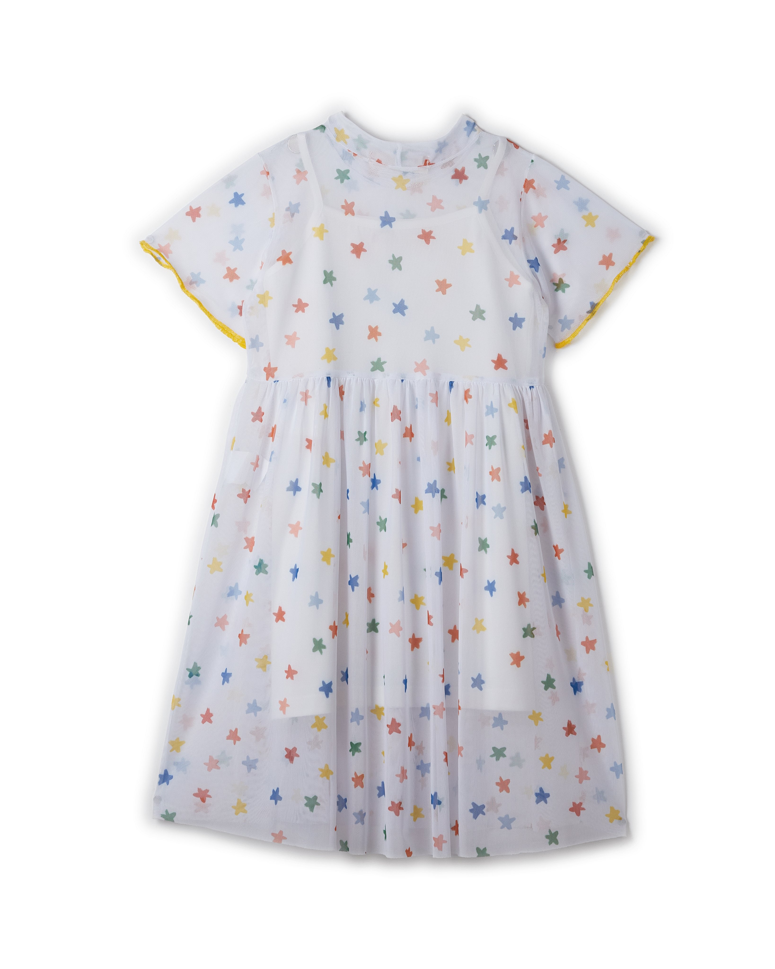 Vestido Tule Estrelitas