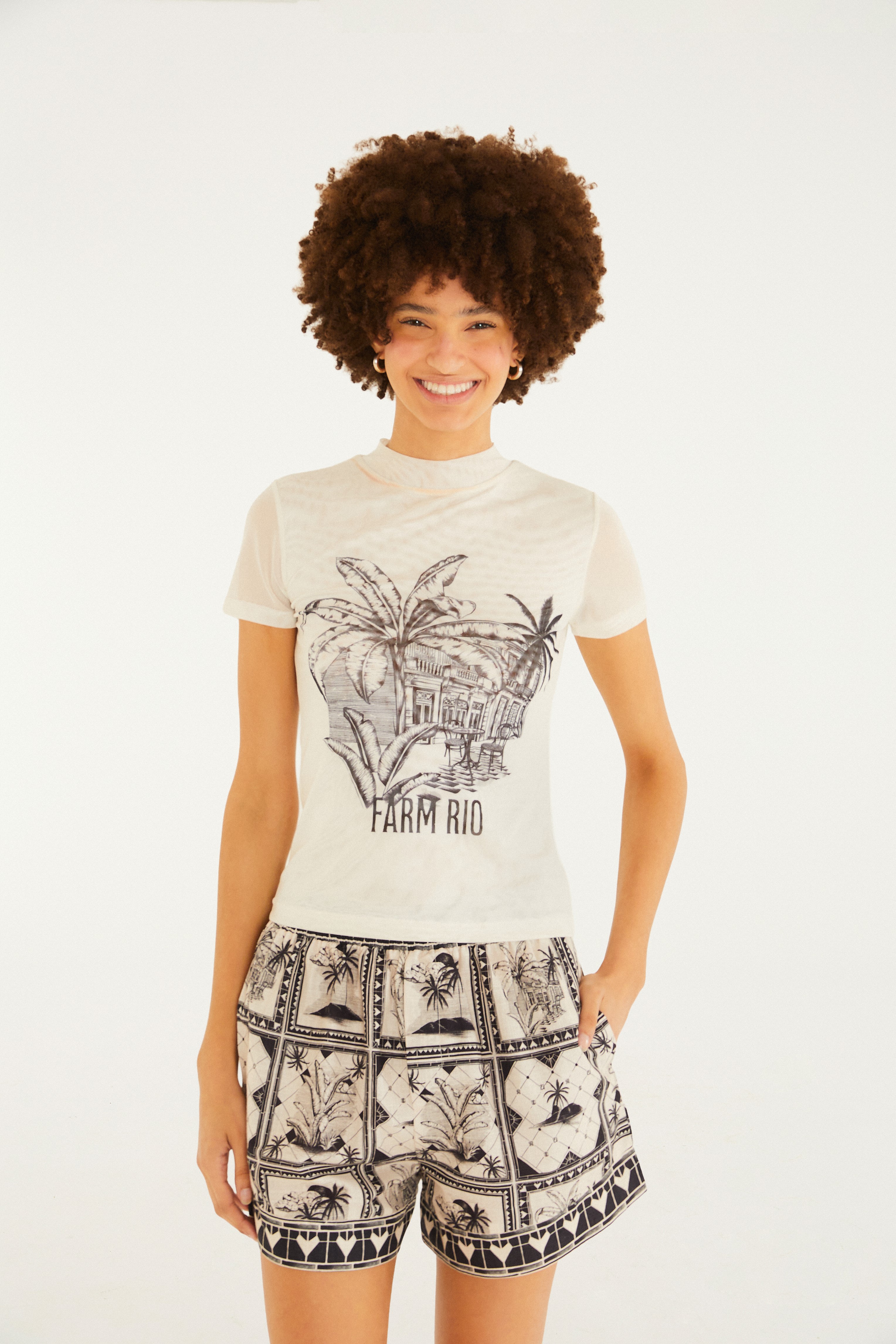 Short Estampado Rio Clássico