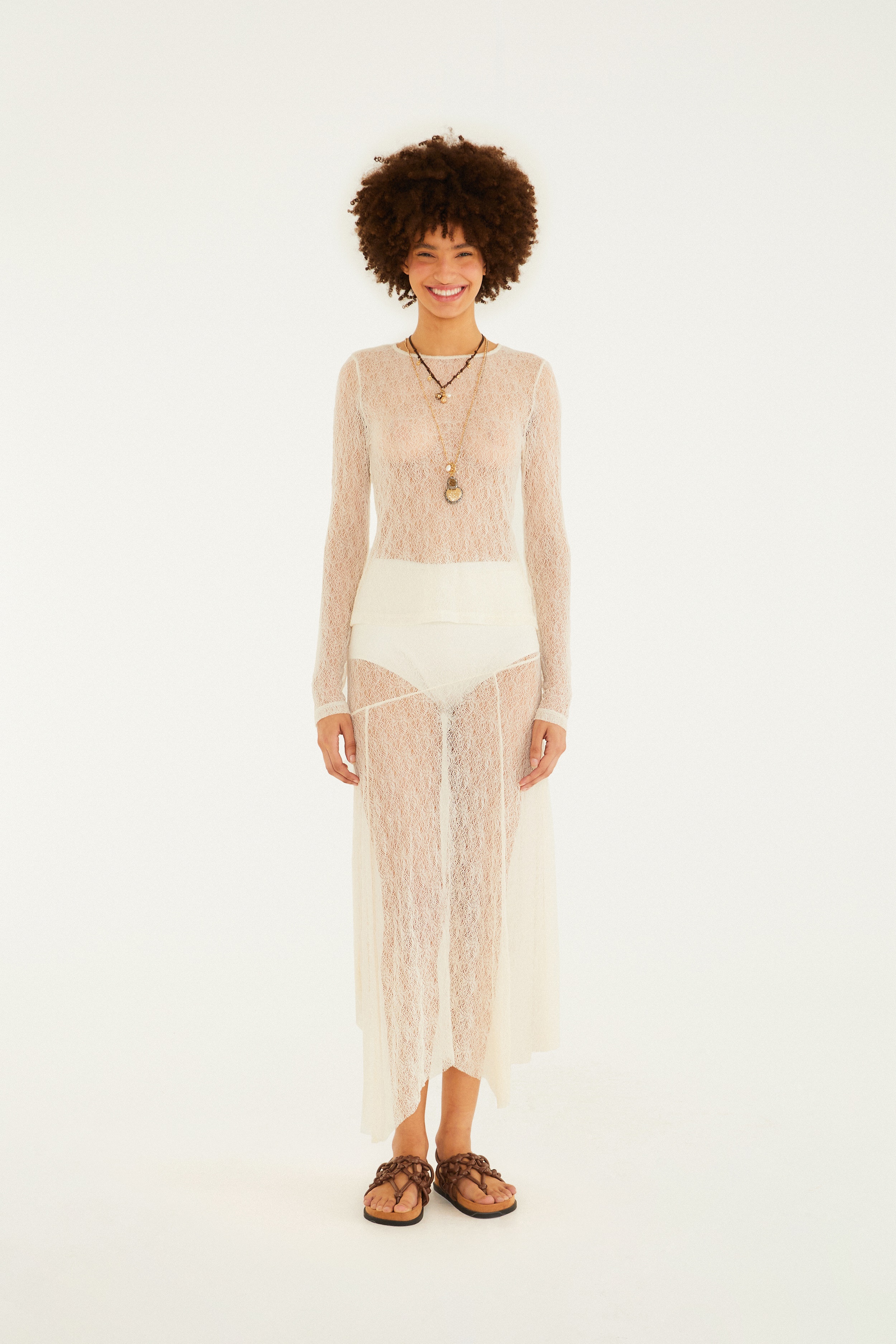 Saia Pontas Rendinha