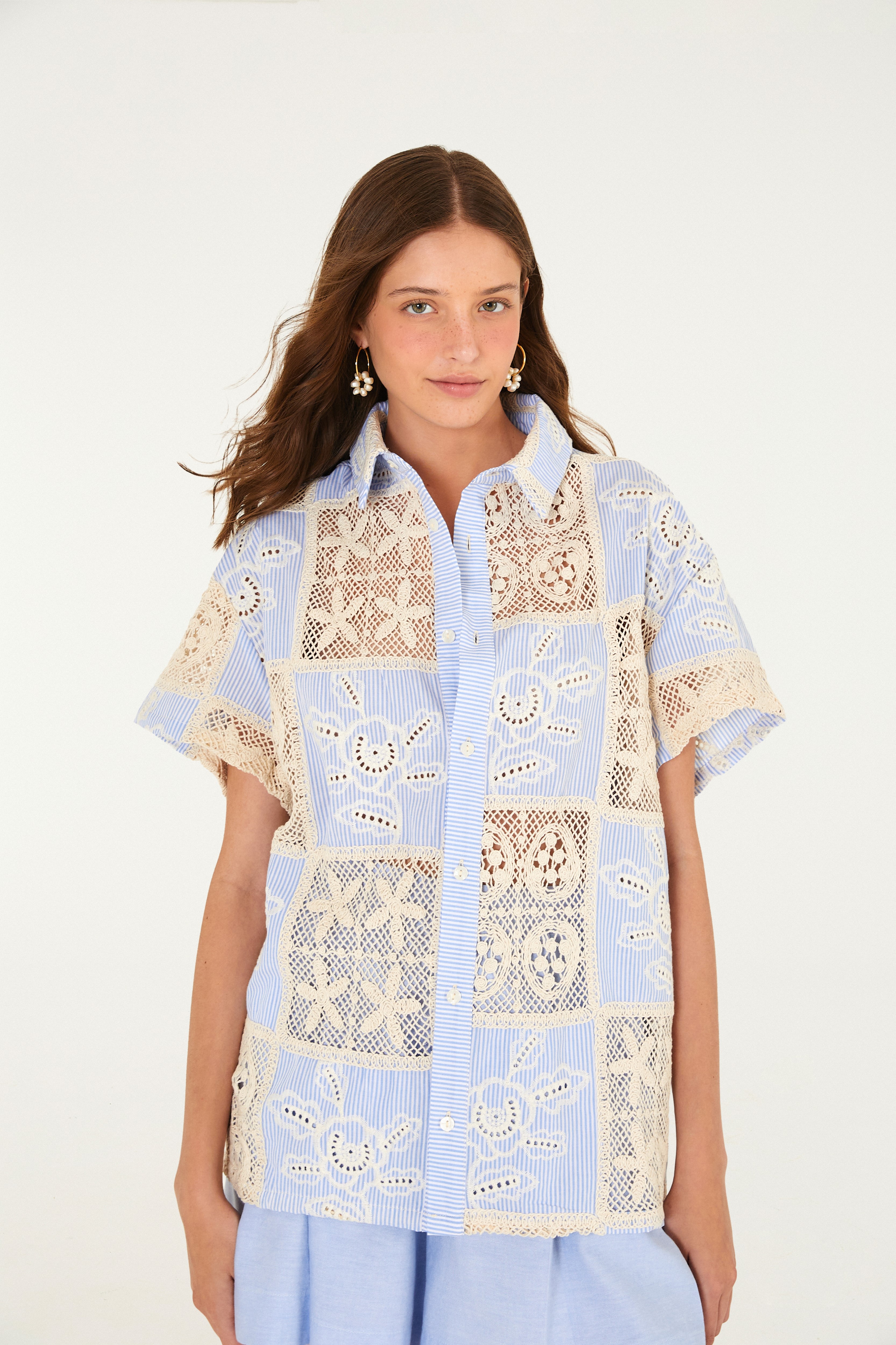 Camisa Patch Listra Bordada