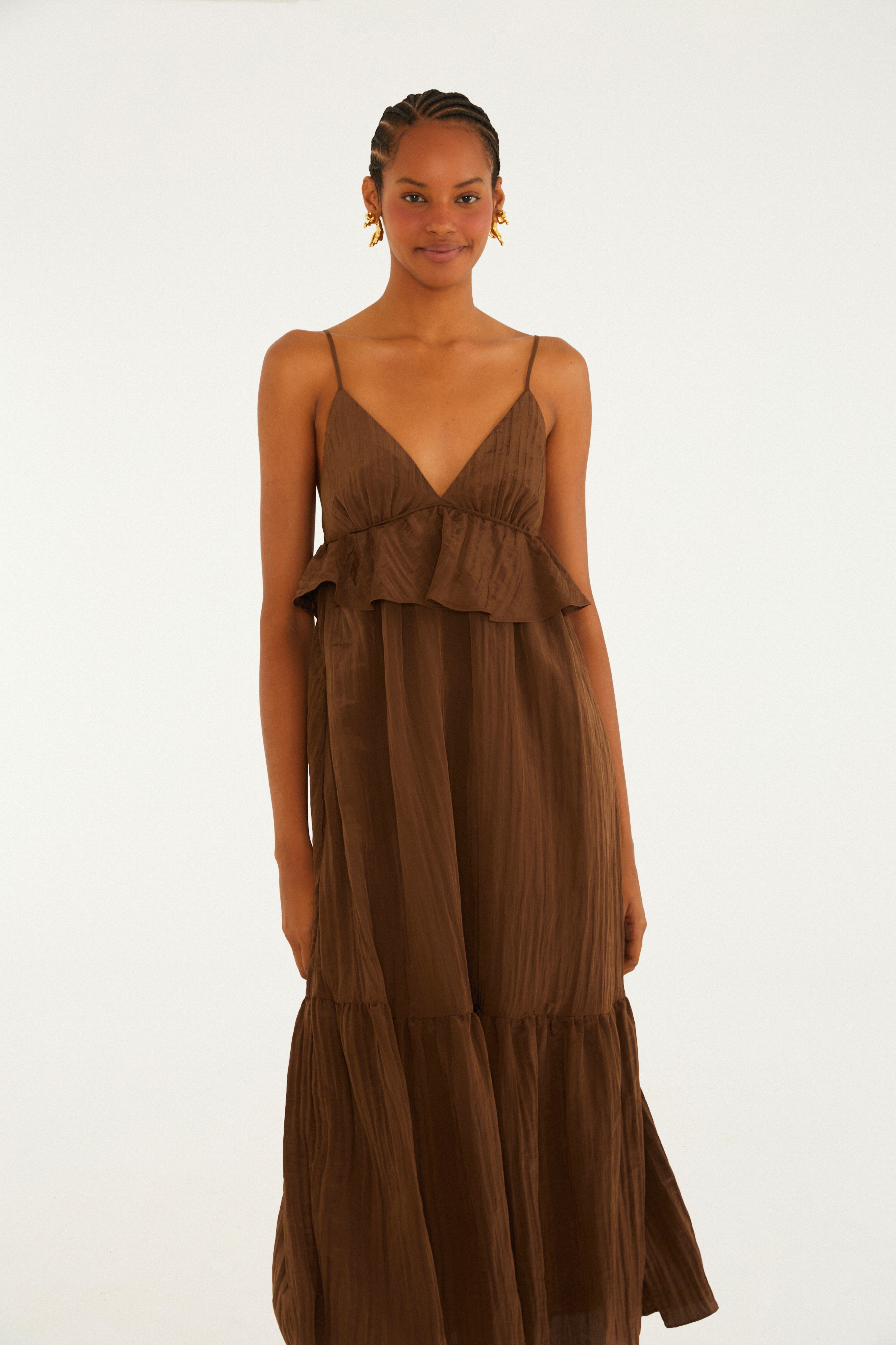 Vestido Fluido Midi