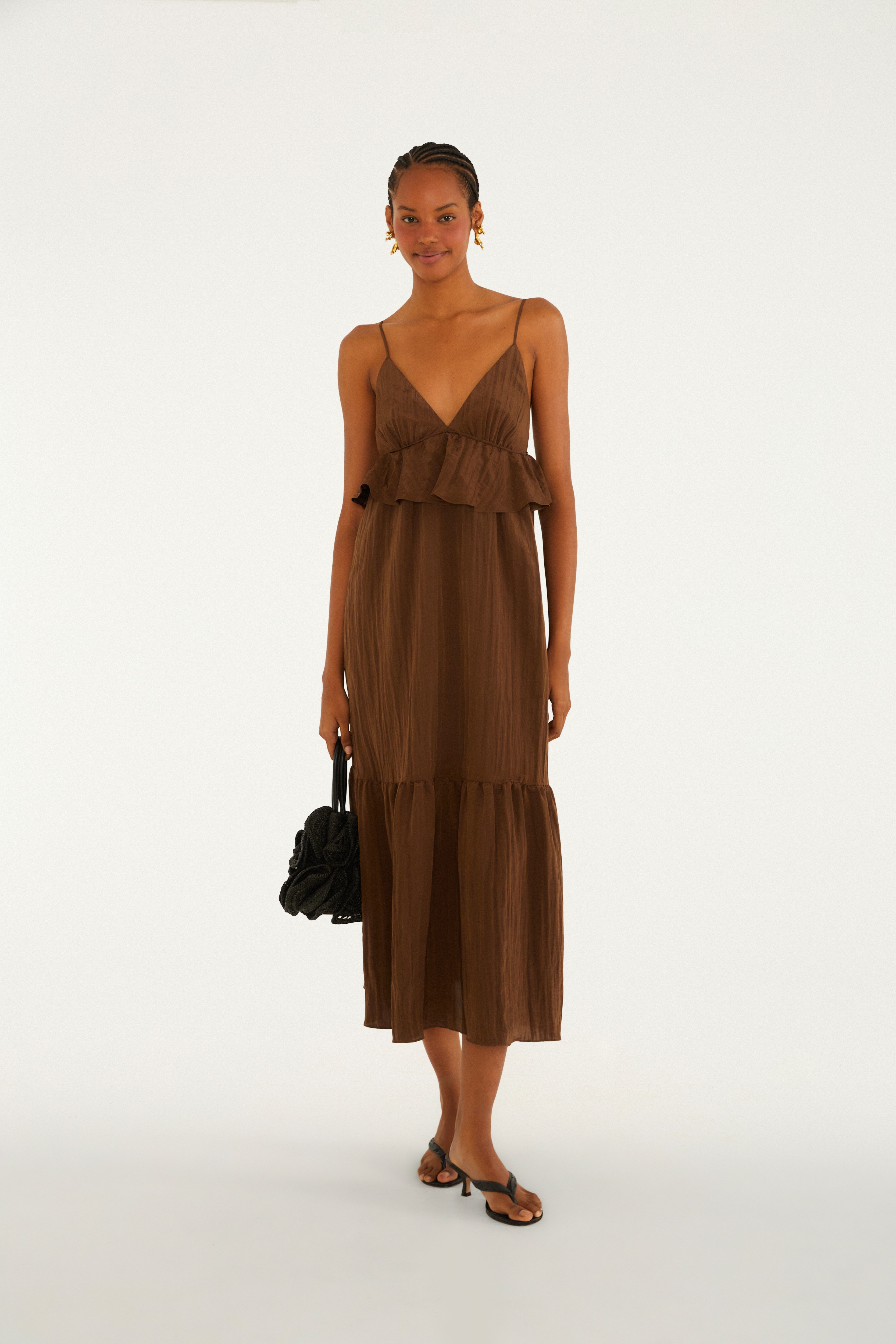 Vestido Fluido Midi