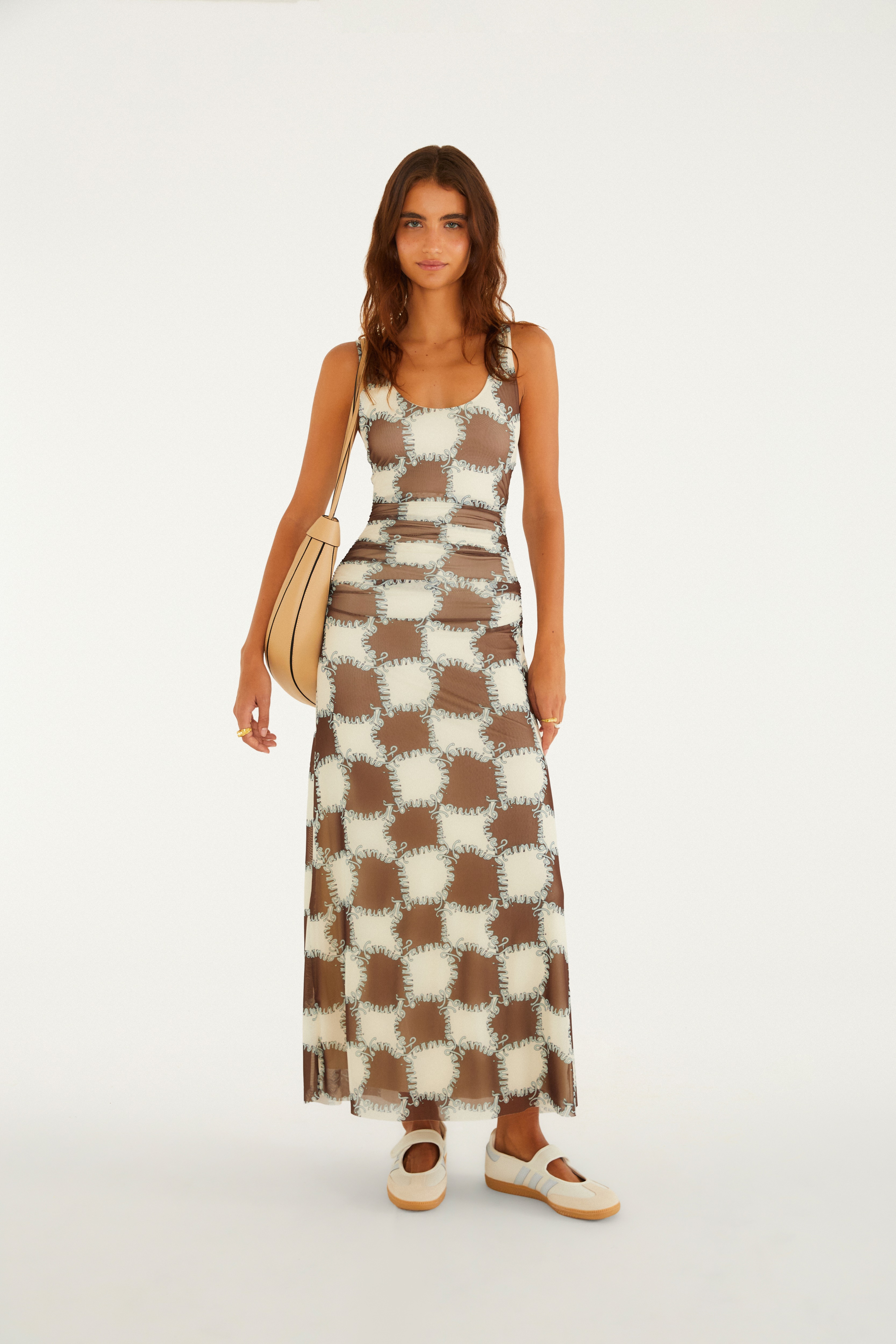 Vestido Tule Estampado Ritmo Carioca
