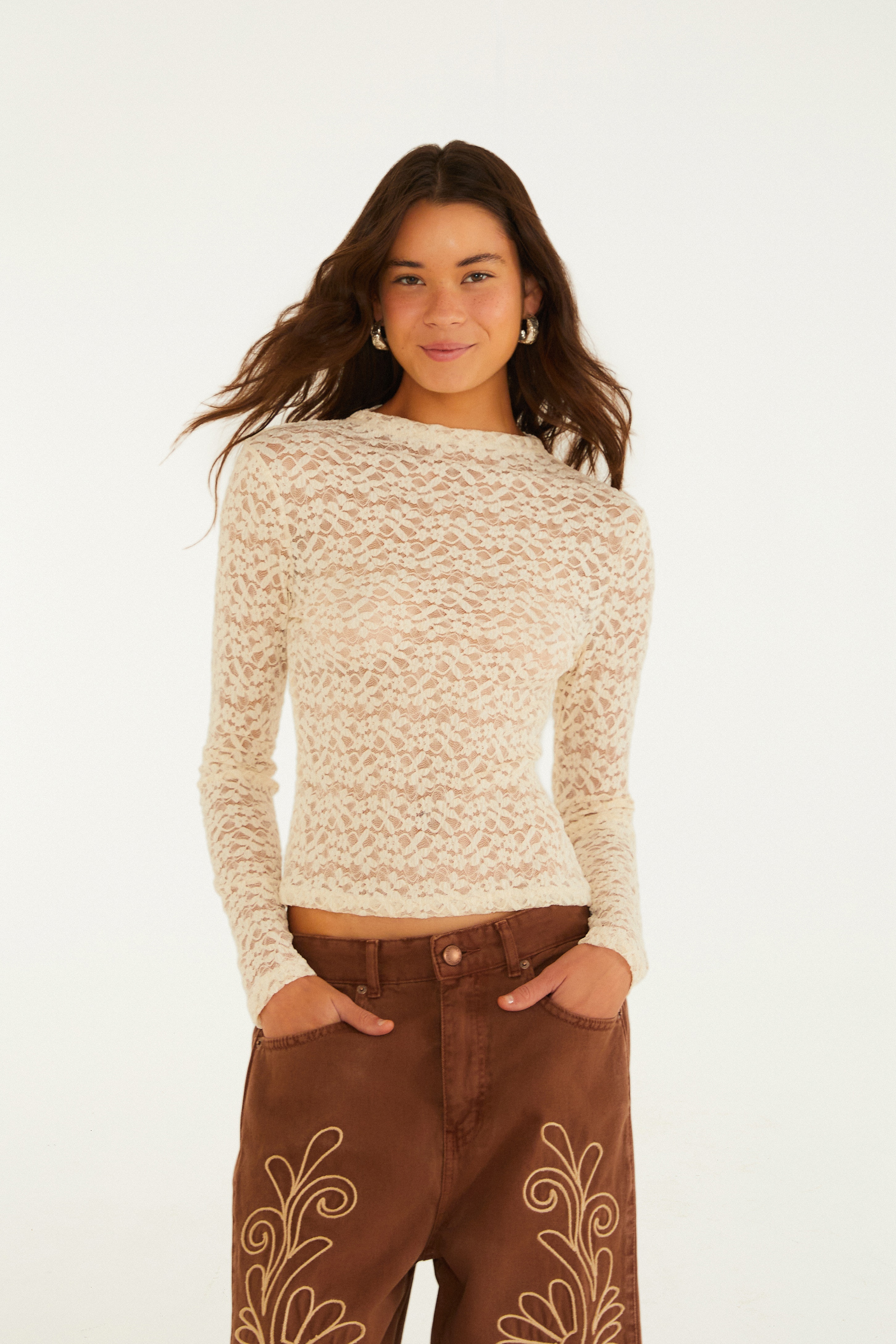 Blusa Renda