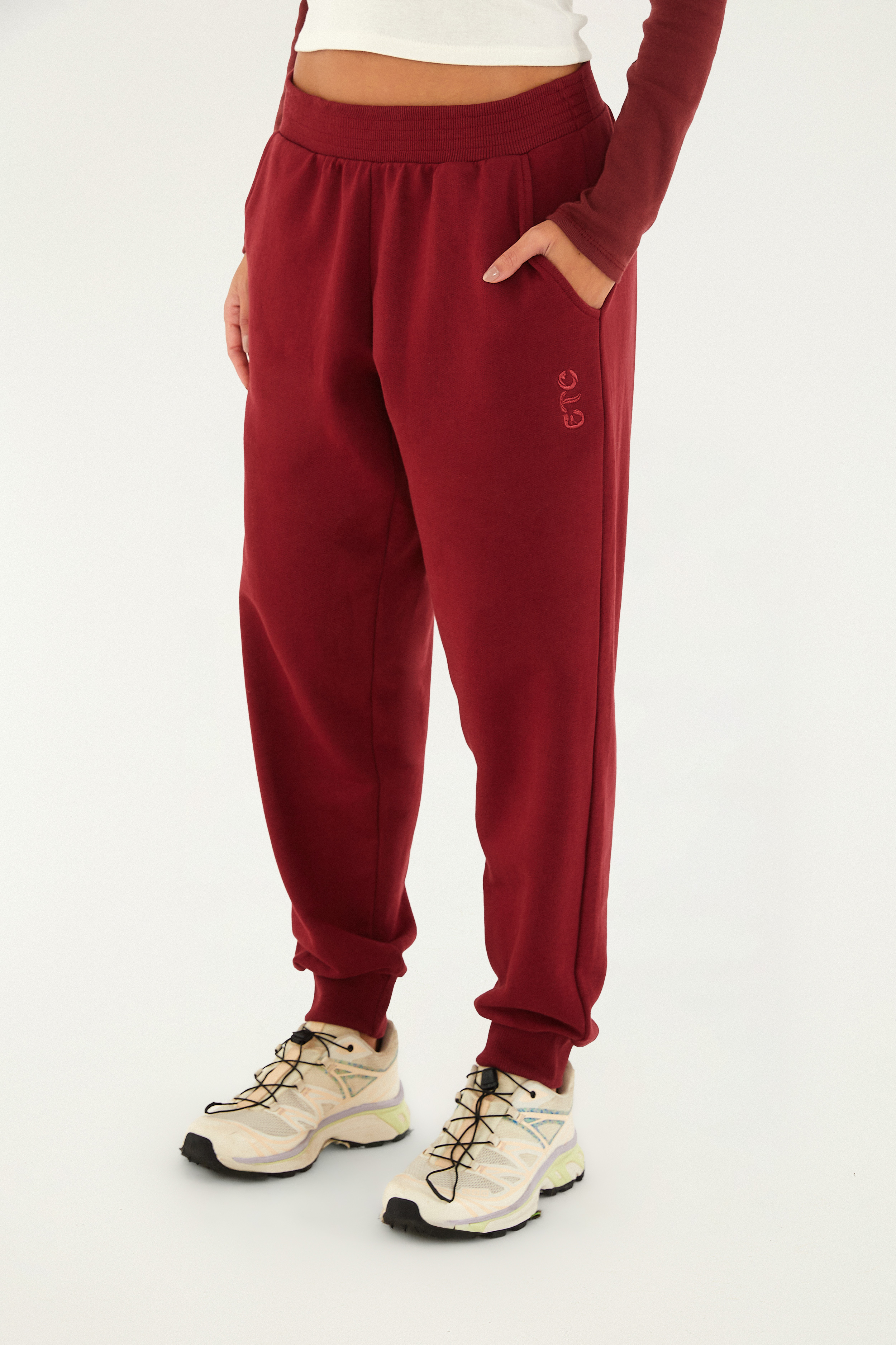 Calça Jogging Bordo