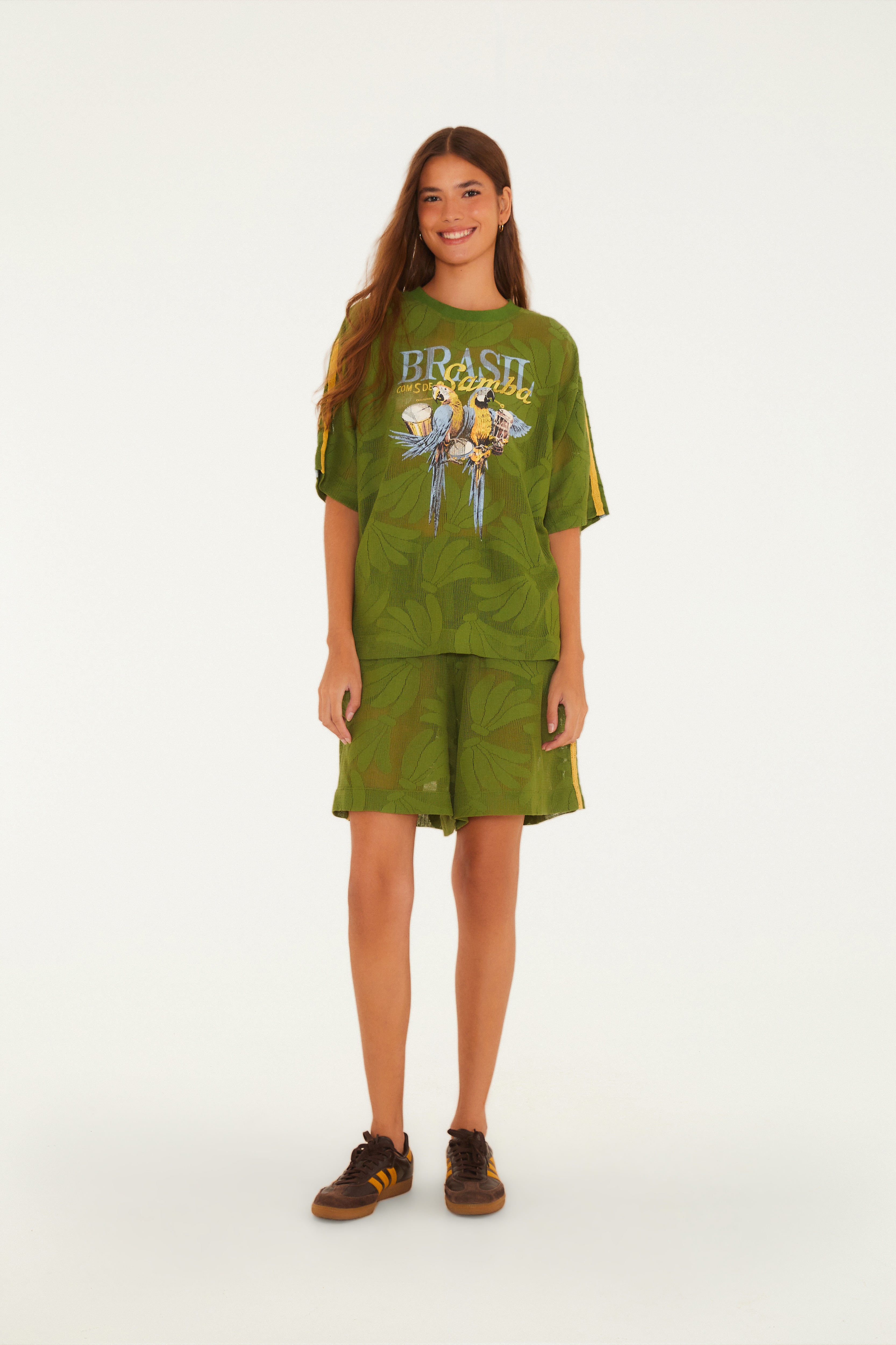 T-Shirt Renda Brasil Samba