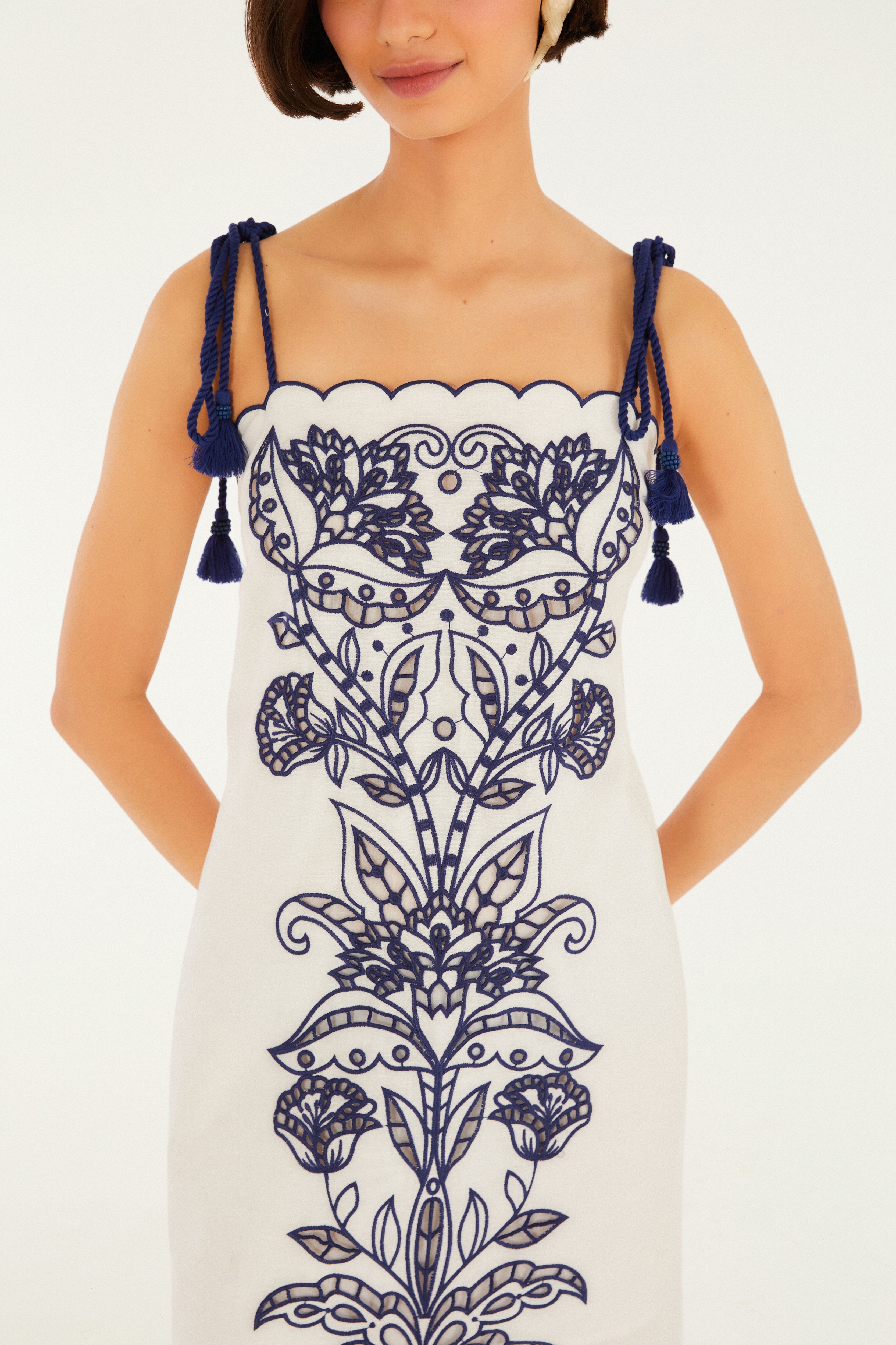 Vestido Richelieu Coqueiros
