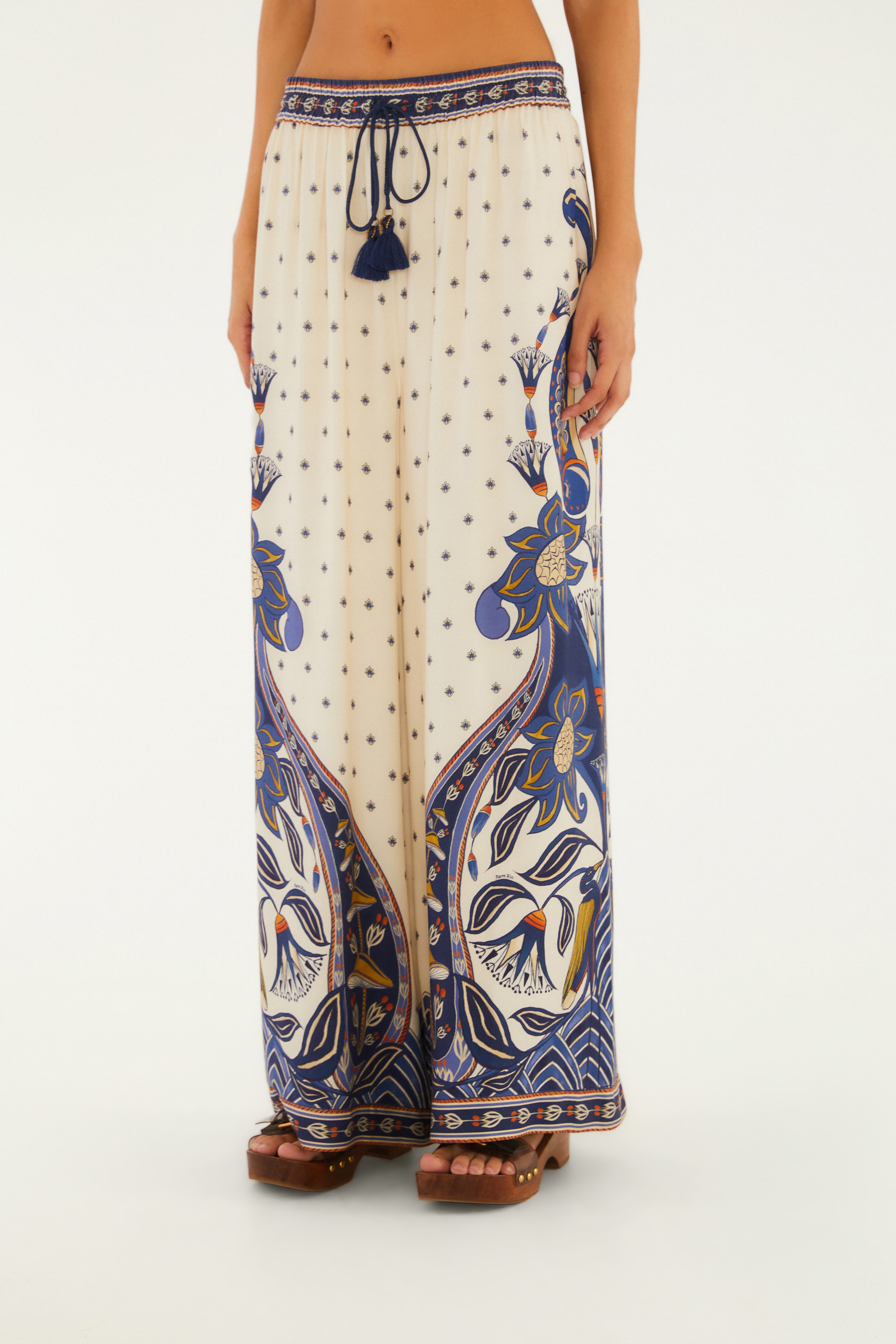 Calça Estampada Lenço Riviera