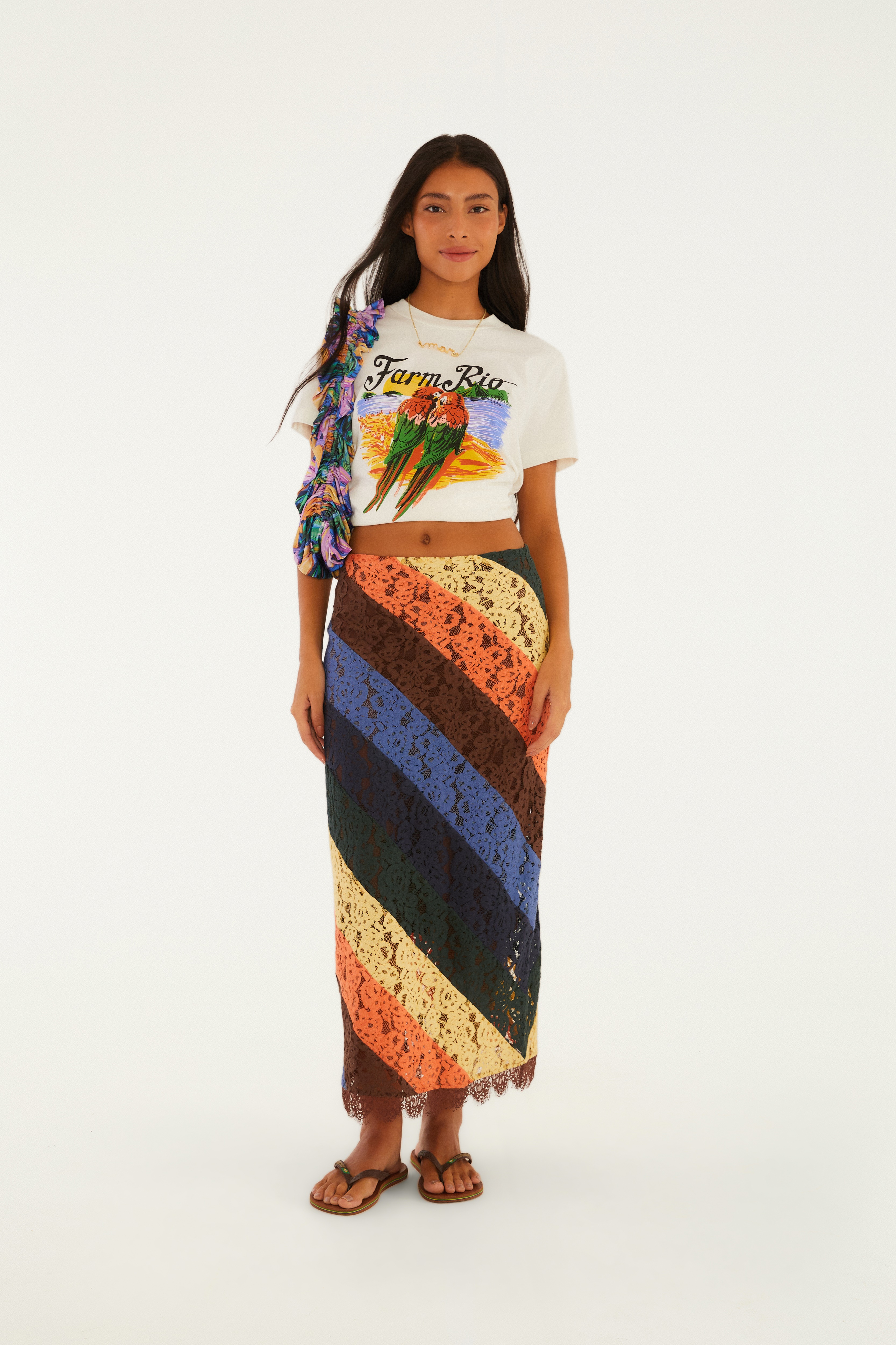 Saia Artesanal Patch Rendas