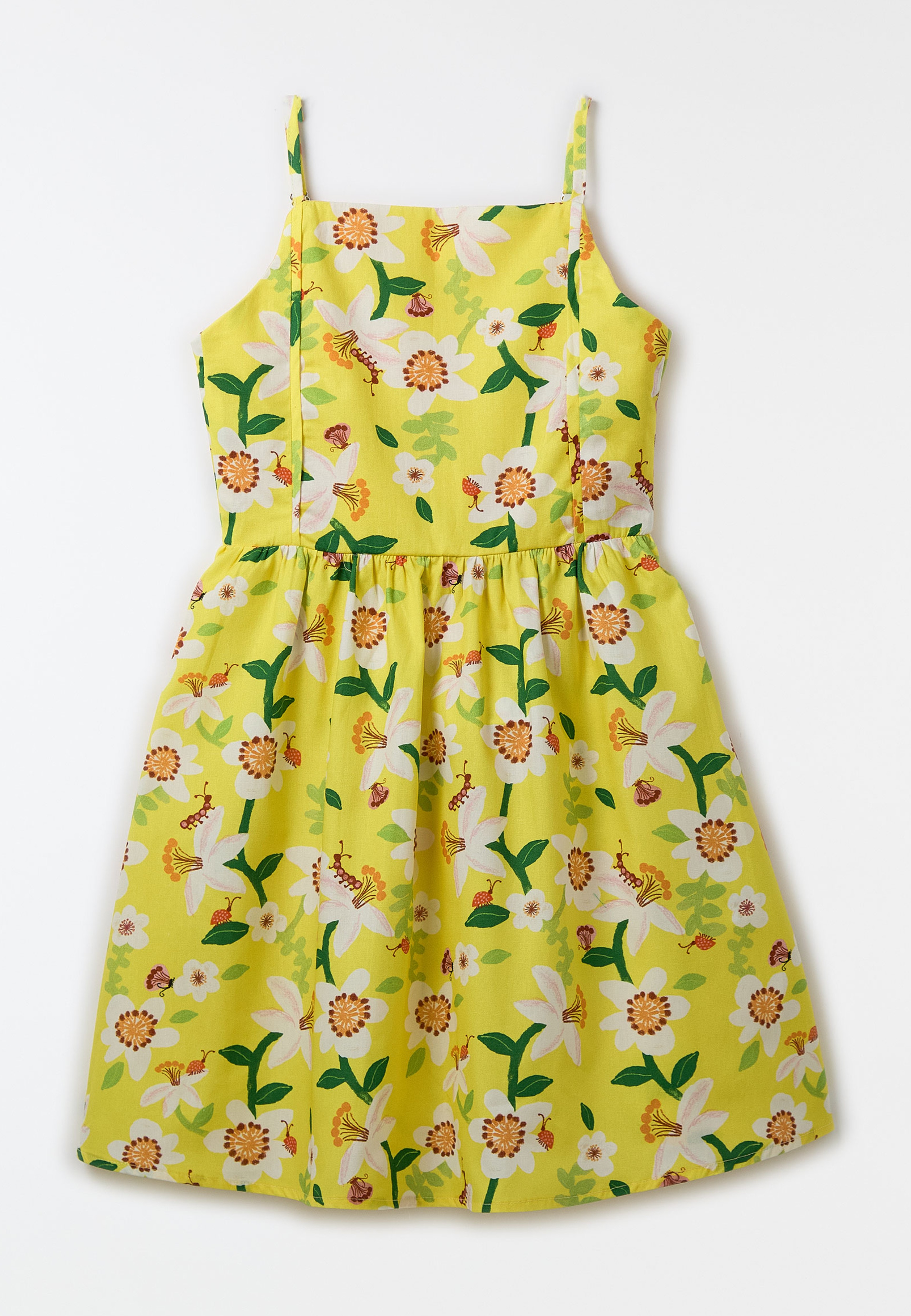 Vestido Caminho Das Flores Amarelo