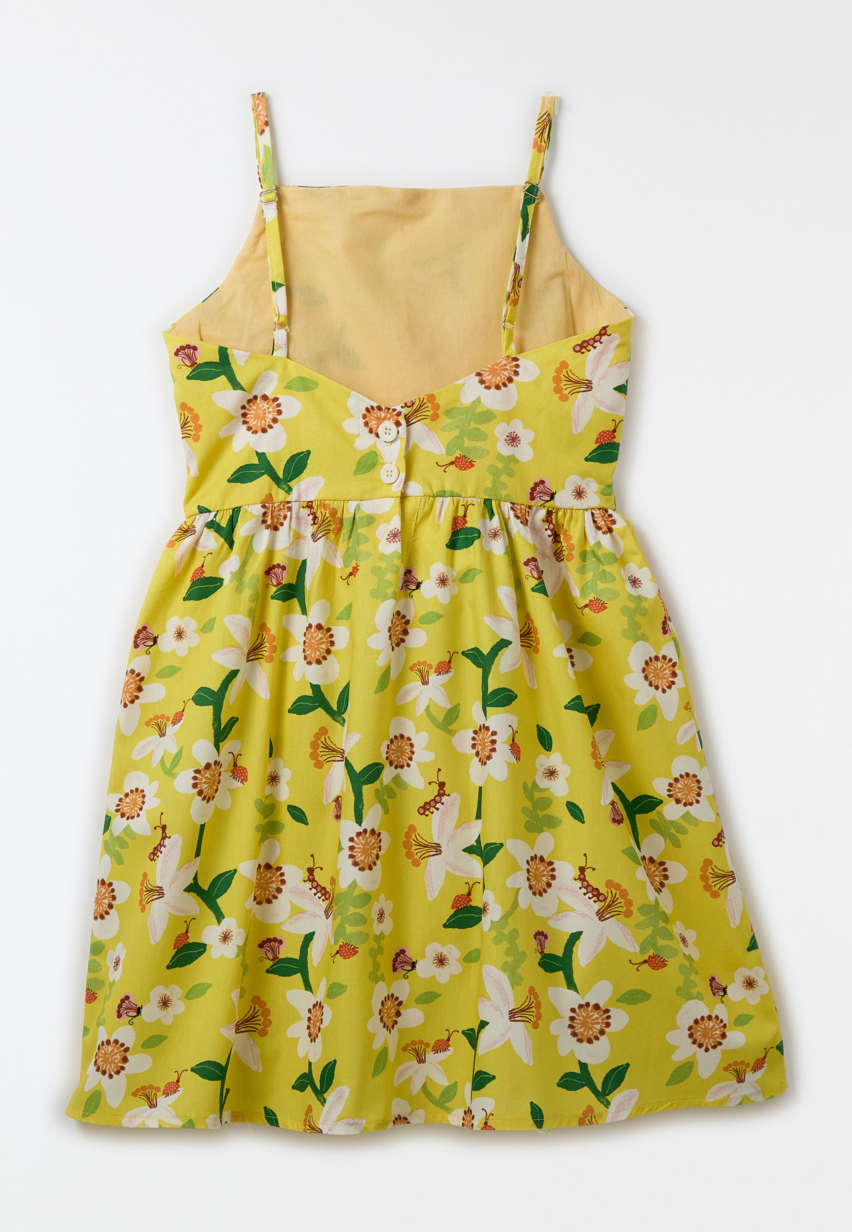 Vestido Caminho Das Flores Amarelo