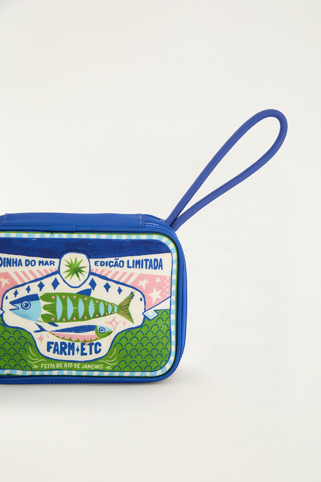 Necessaire Xêro Rótulo Sardinhas Azul