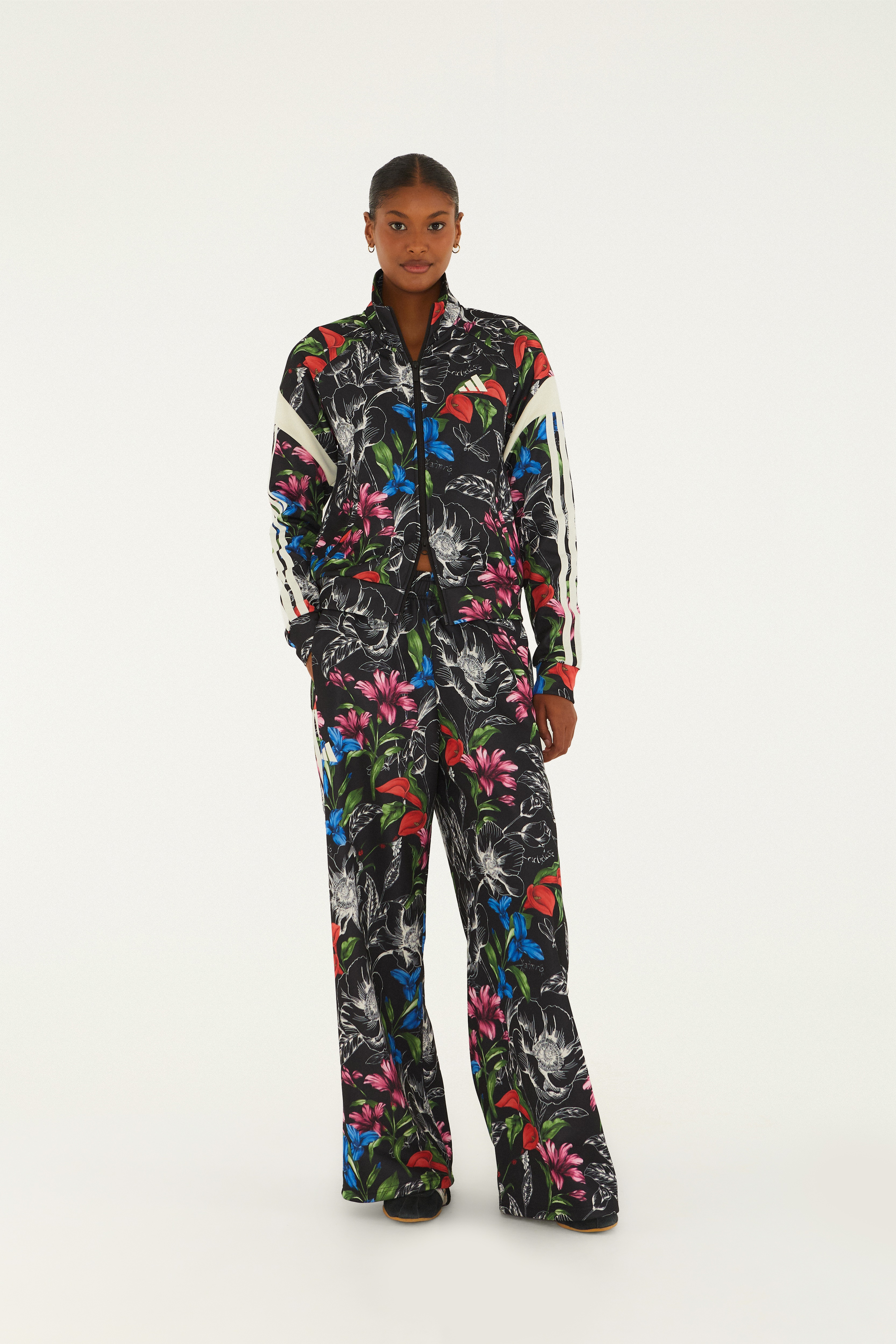 Casaco Adidas Sketch Foral Black