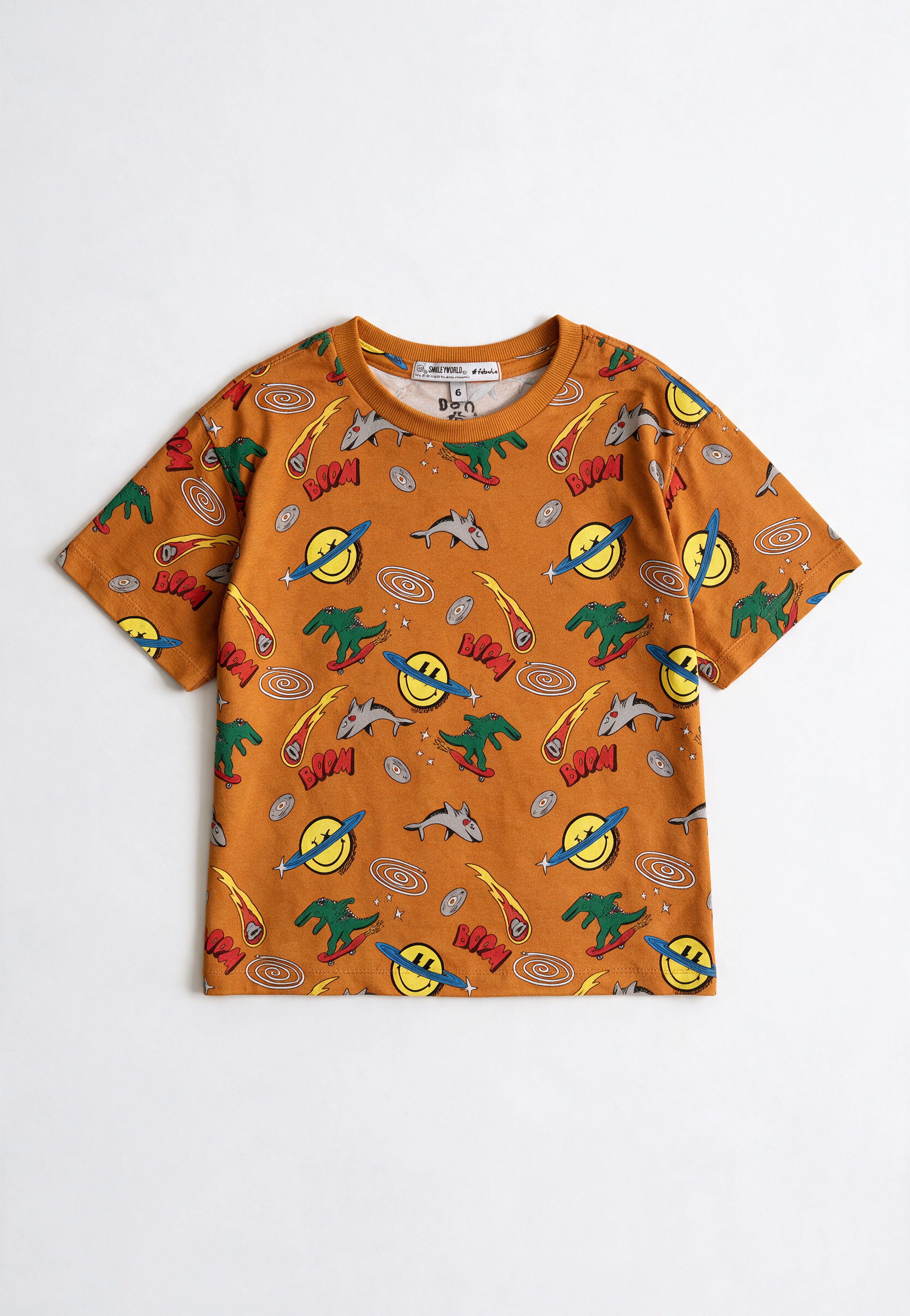 Camiseta Malha Radical Cosmico Smiley