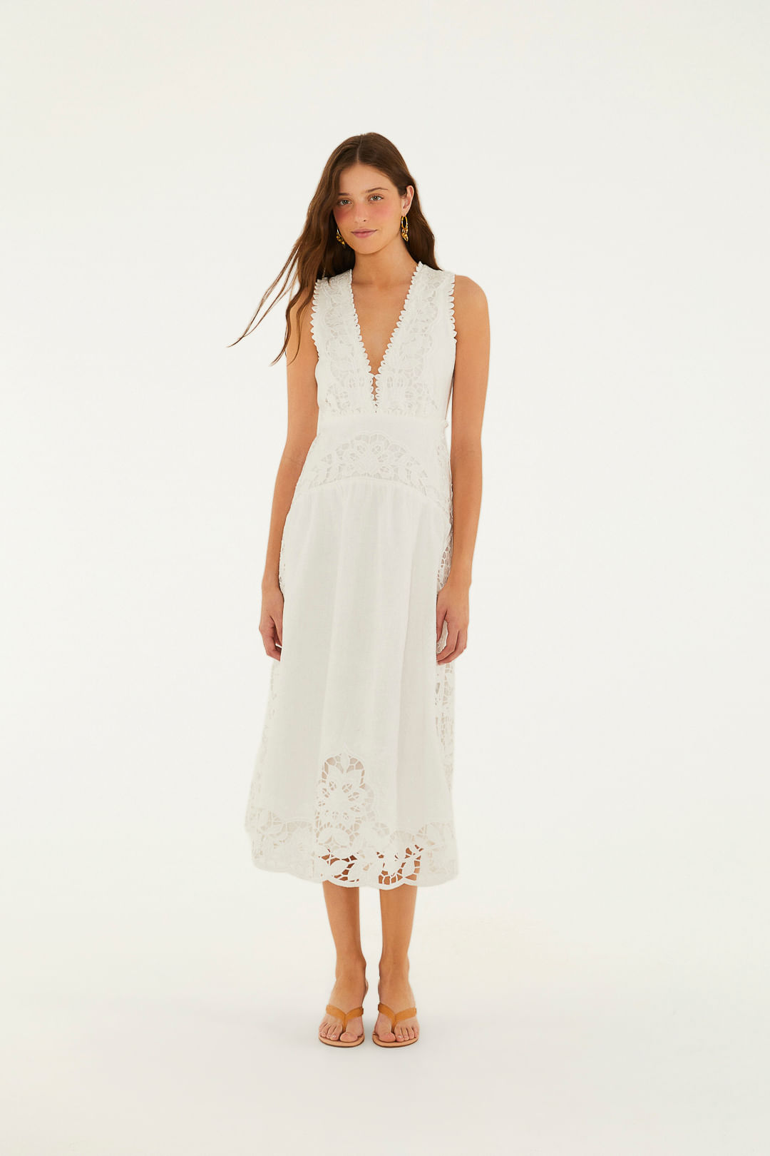 Vestido Midi Richelieu